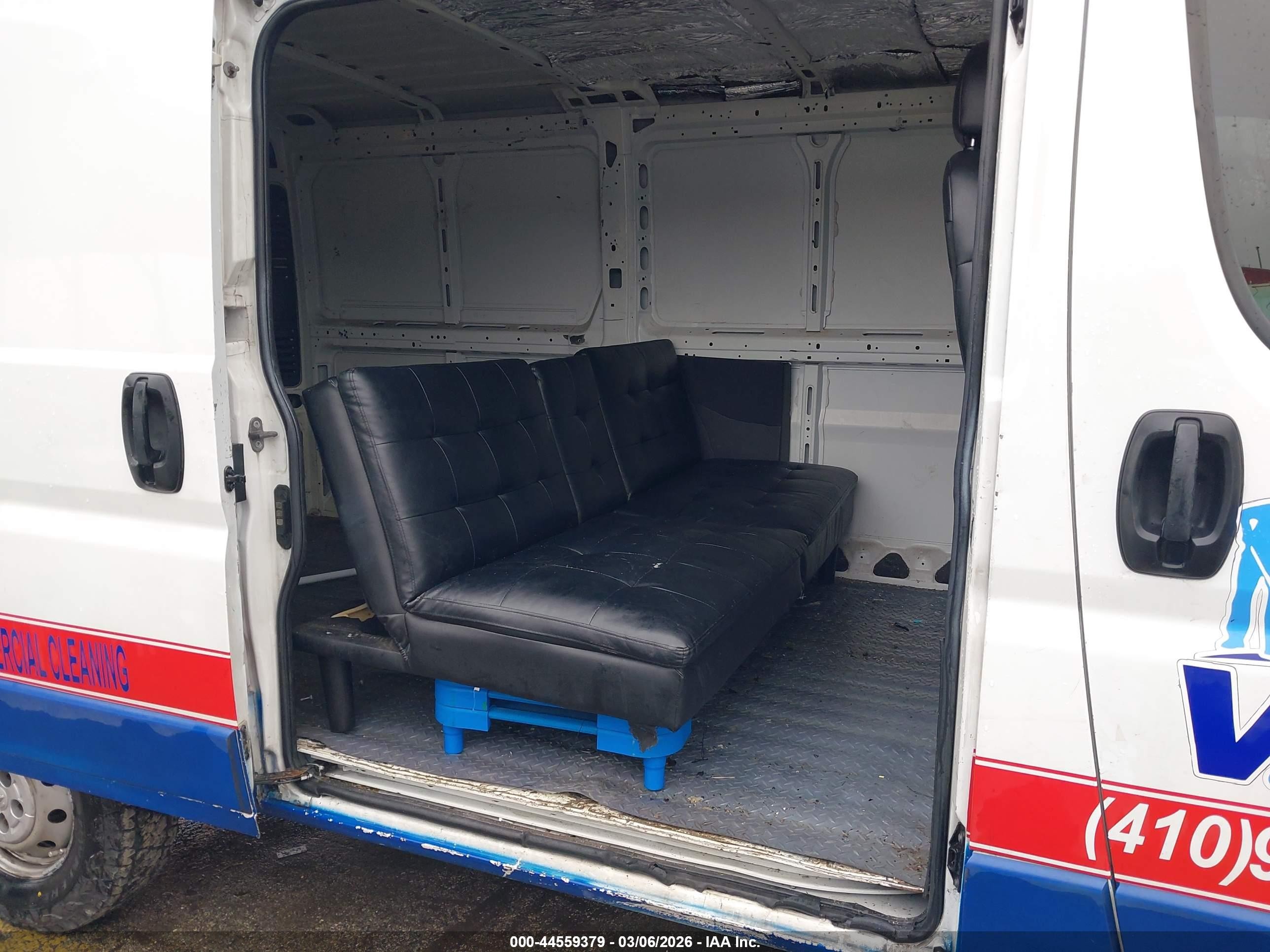2015 Ram Promaster 1500 Low Roof White vin: 3C6TRVAG2FE510062