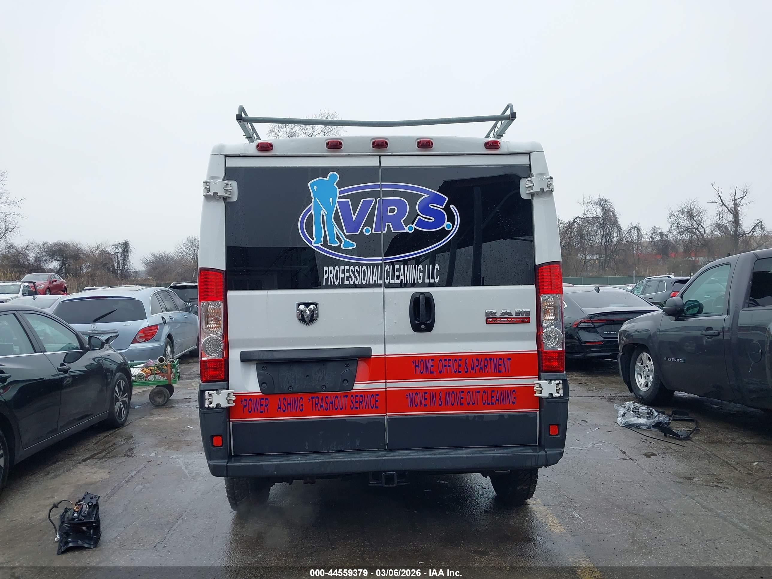 2015 Ram Promaster 1500 Low Roof White vin: 3C6TRVAG2FE510062