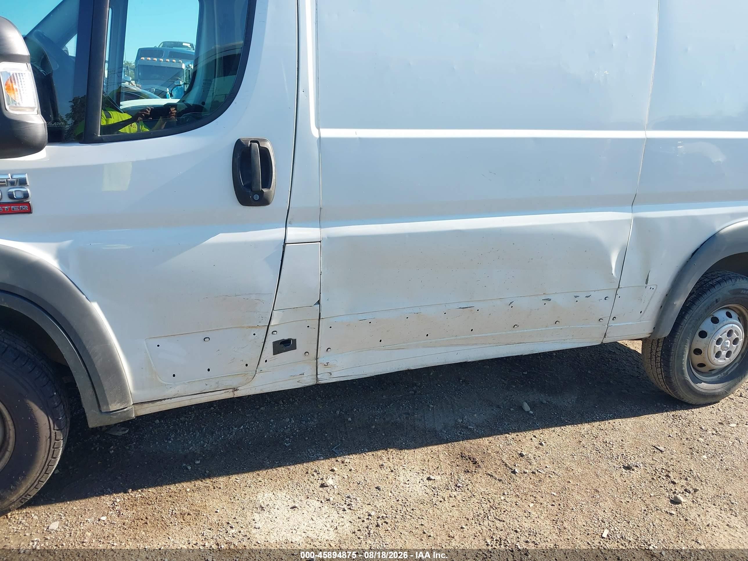 2014 Ram Promaster 1500 Low Roof White vin: 3C6TRVAG4EE108414