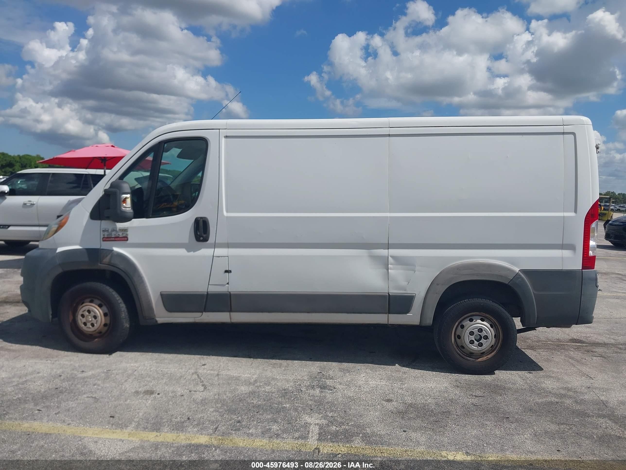 2015 Ram Promaster 1500 Low Roof White vin: 3C6TRVAG7FE503561