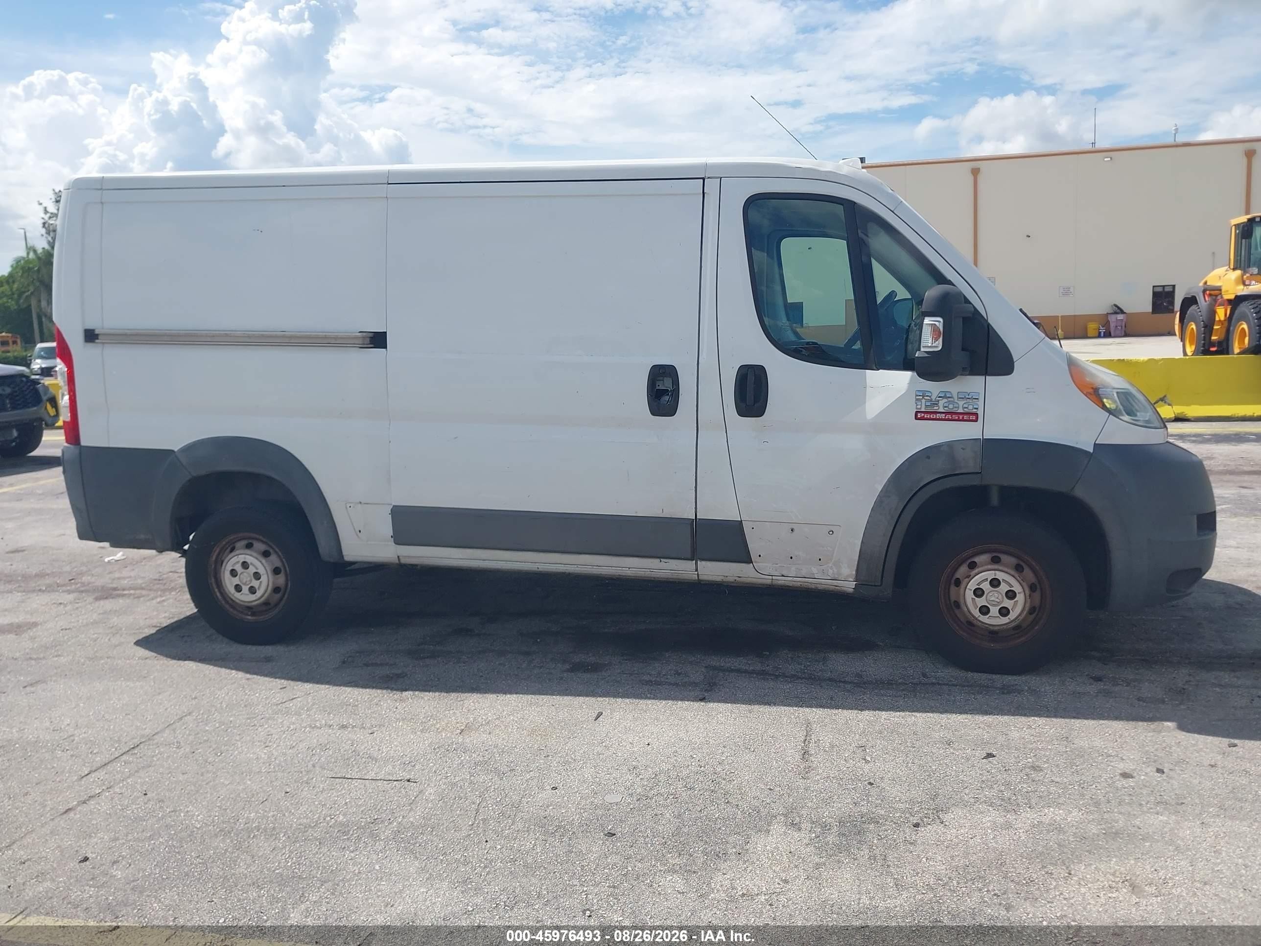2015 Ram Promaster 1500 Low Roof White vin: 3C6TRVAG7FE503561