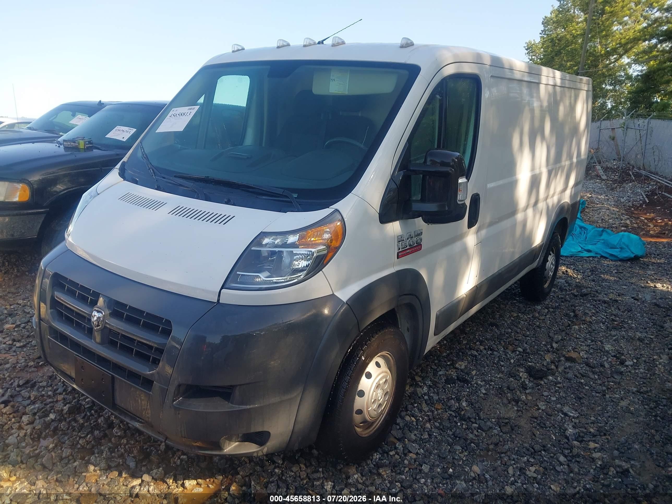 2014 Ram Promaster 1500 Low Roof Белый vin: 3C6TRVAGXEE100494