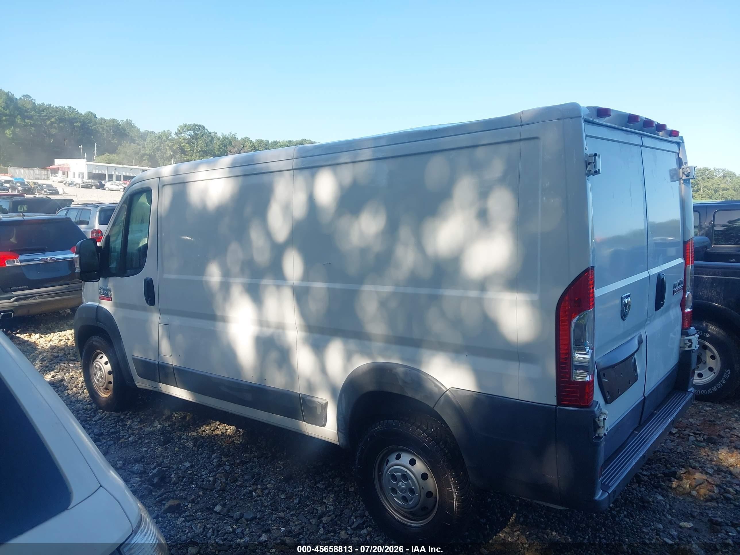 2014 Ram Promaster 1500 Low Roof Белый vin: 3C6TRVAGXEE100494