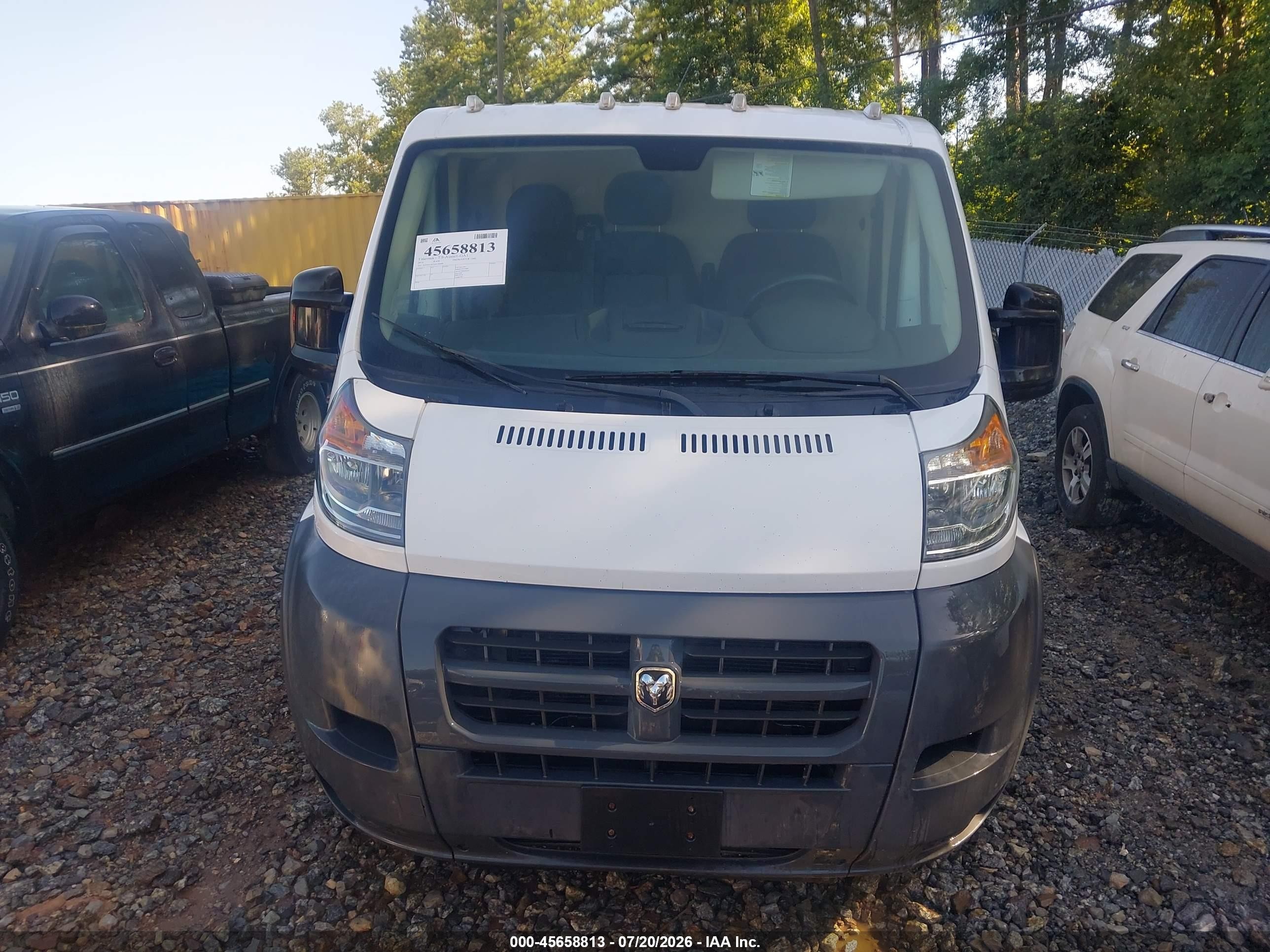 2014 Ram Promaster 1500 Low Roof Белый vin: 3C6TRVAGXEE100494