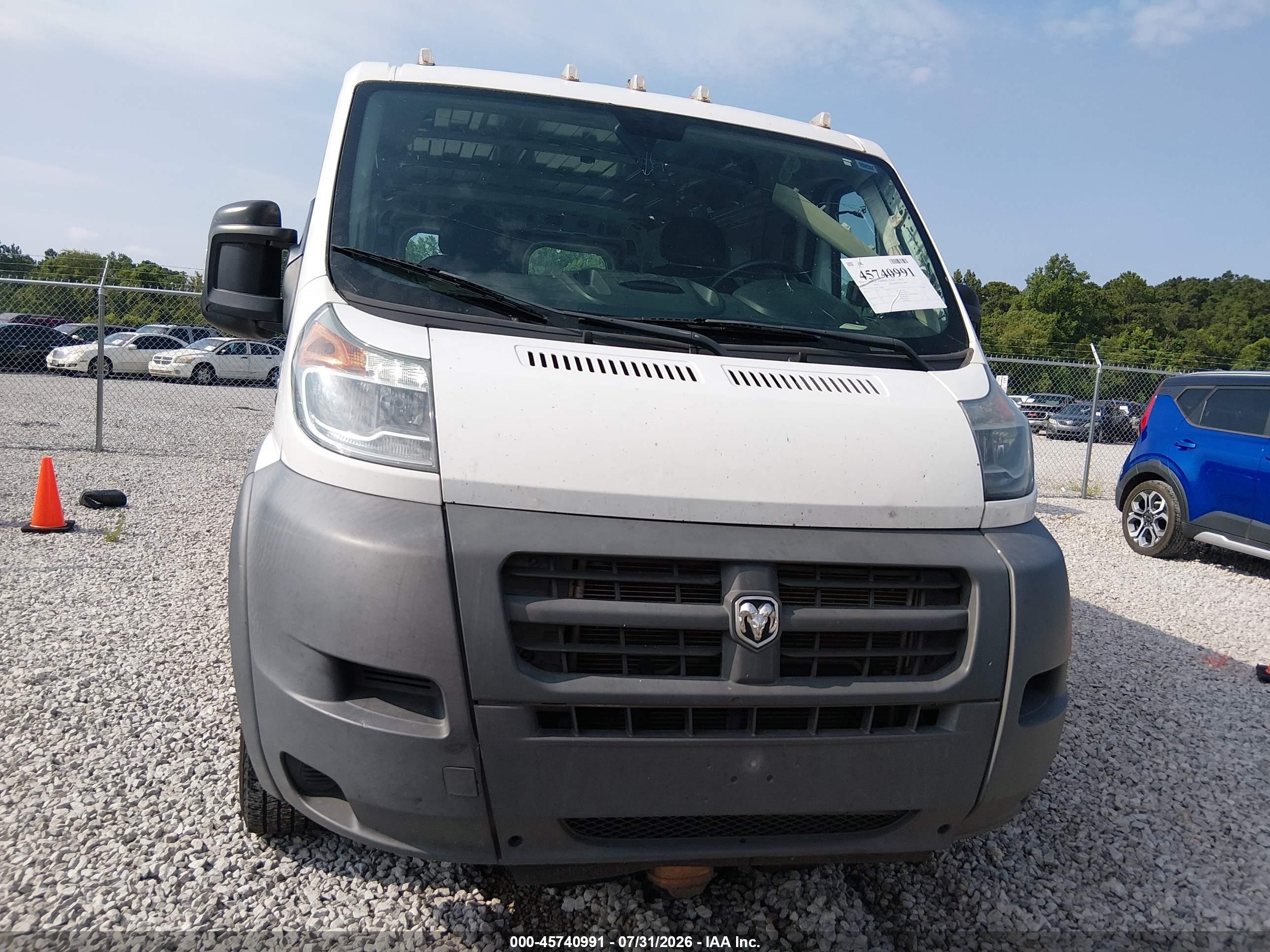 2014 Ram Promaster 1500 Low Roof White vin: 3C6TRVAGXEE105002