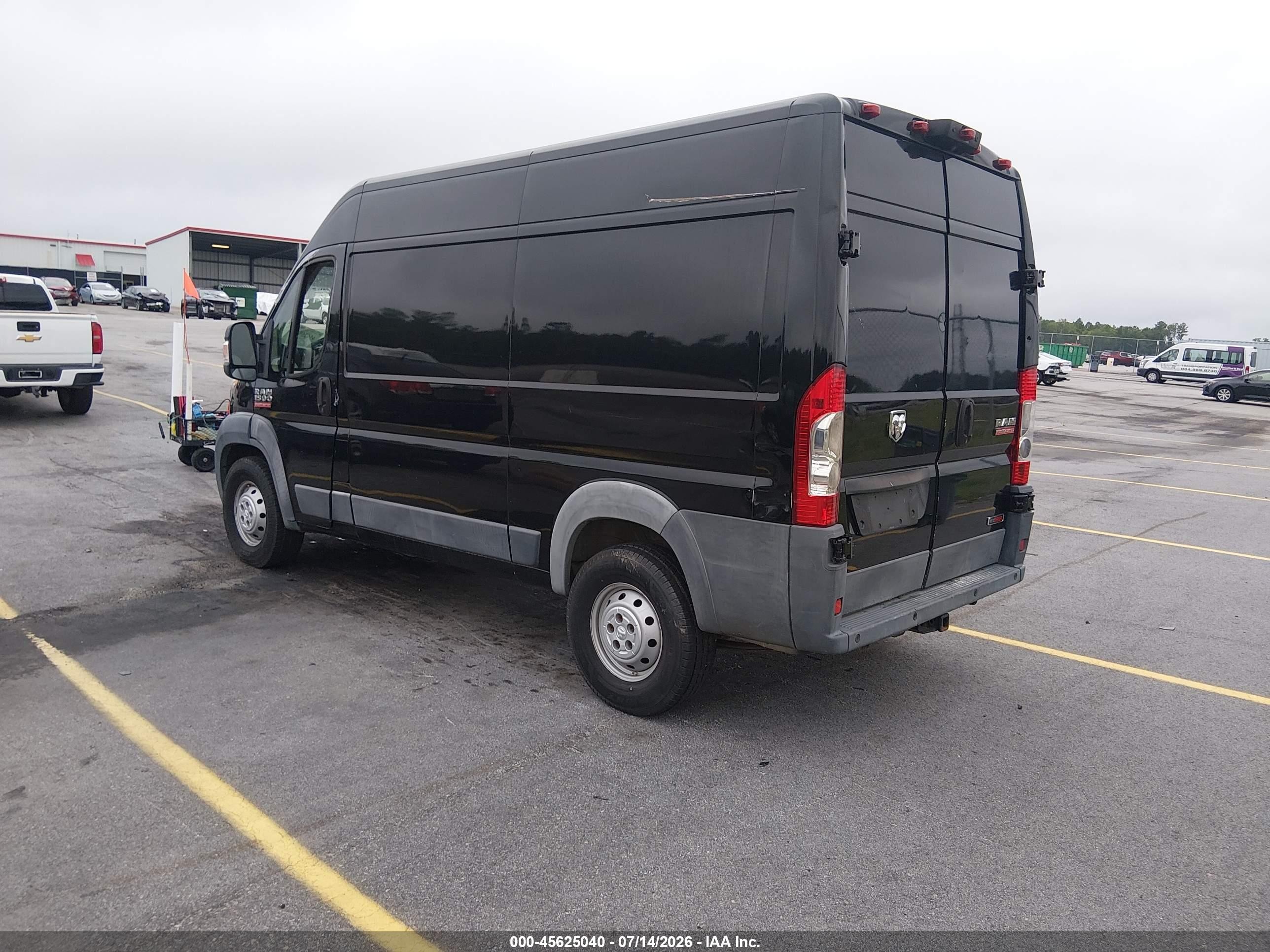 2015 Ram Promaster 1500   Black vin: 3C6TRVBD8FE501354