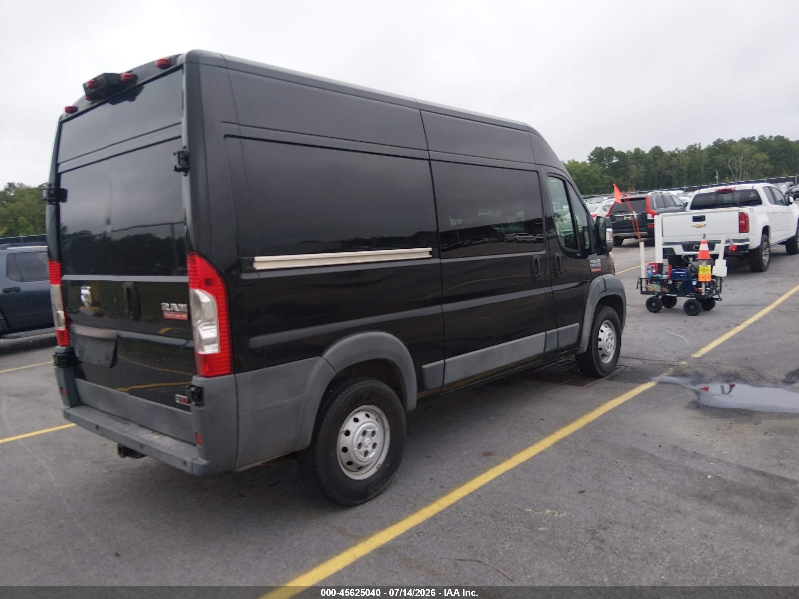 2015 Ram Promaster 1500   Black vin: 3C6TRVBD8FE501354