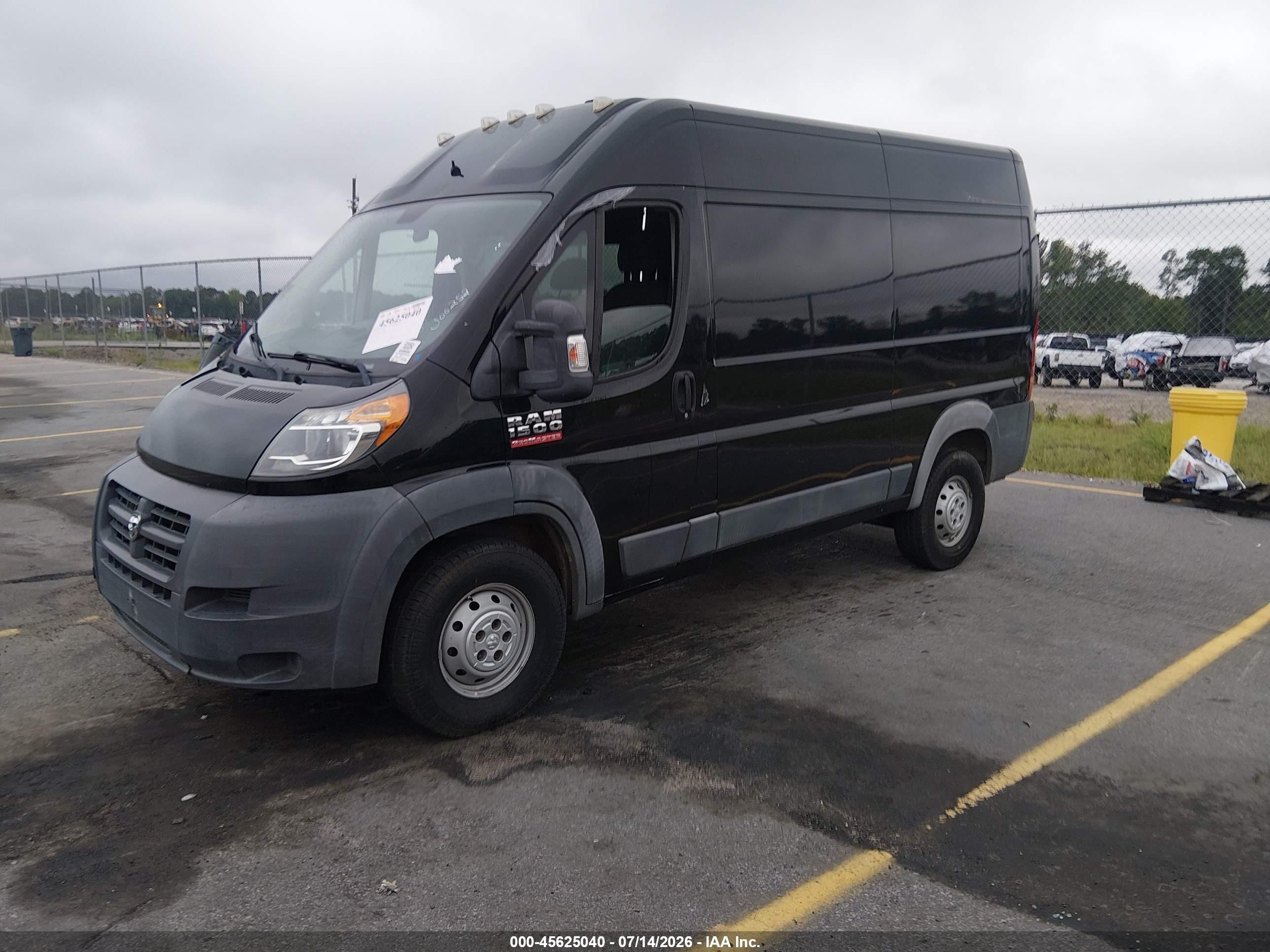 2015 Ram Promaster 1500   Black vin: 3C6TRVBD8FE501354