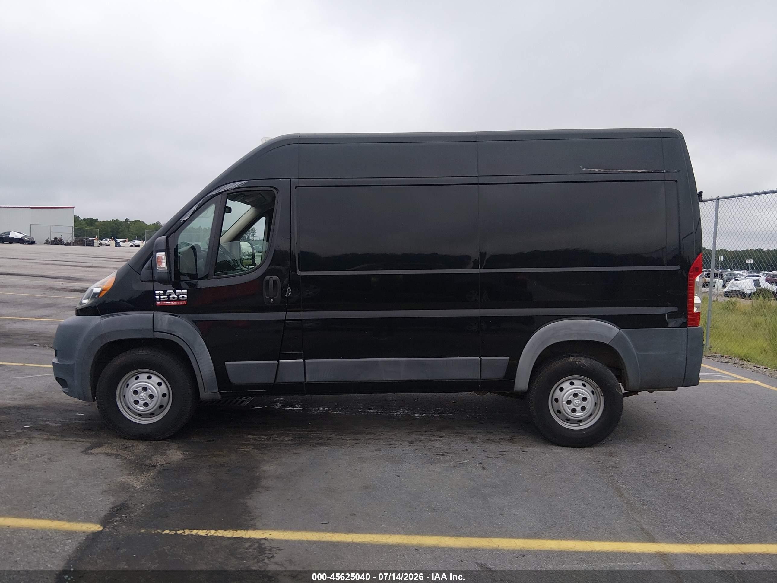 2015 Ram Promaster 1500   Black vin: 3C6TRVBD8FE501354