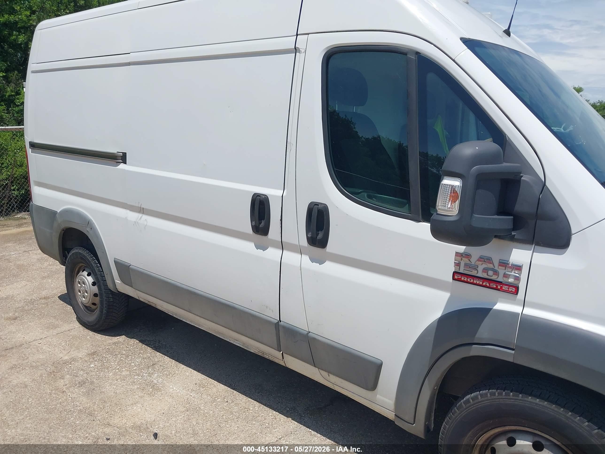 2014 Ram Promaster 1500   White vin: 3C6TRVBG1EE101712