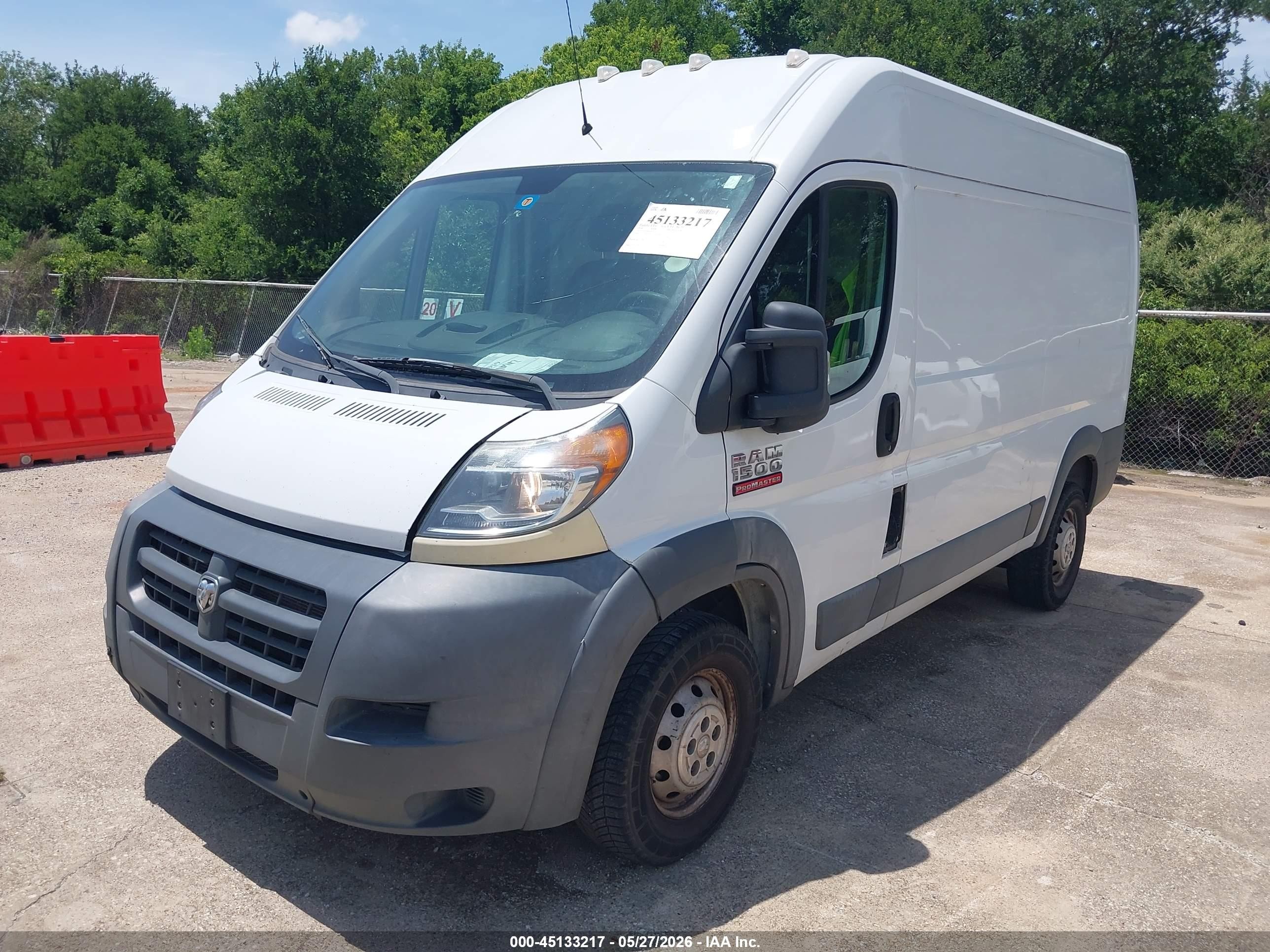 2014 Ram Promaster 1500   White vin: 3C6TRVBG1EE101712
