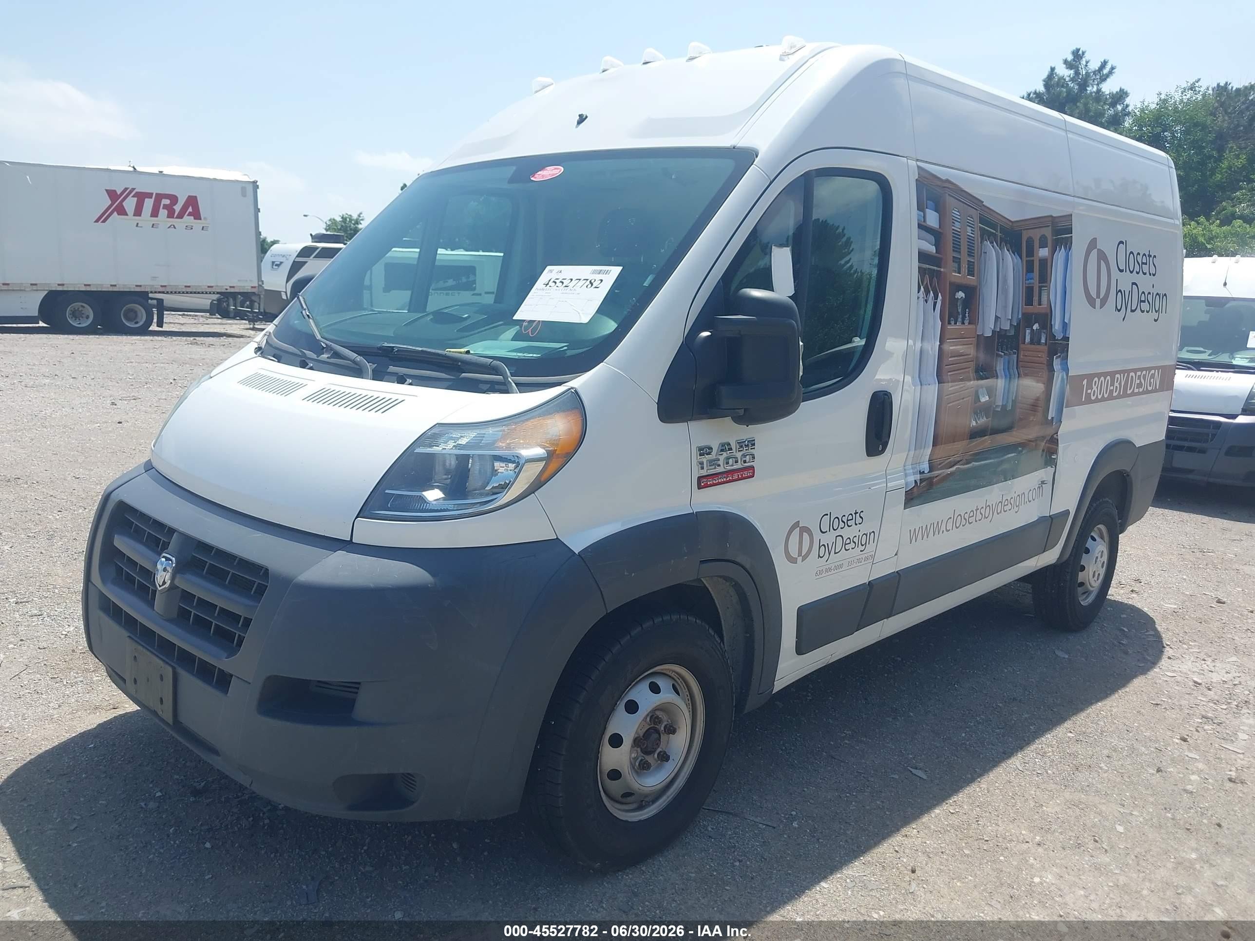 2015 Ram Promaster 1500   Белый vin: 3C6TRVBG2FE518547
