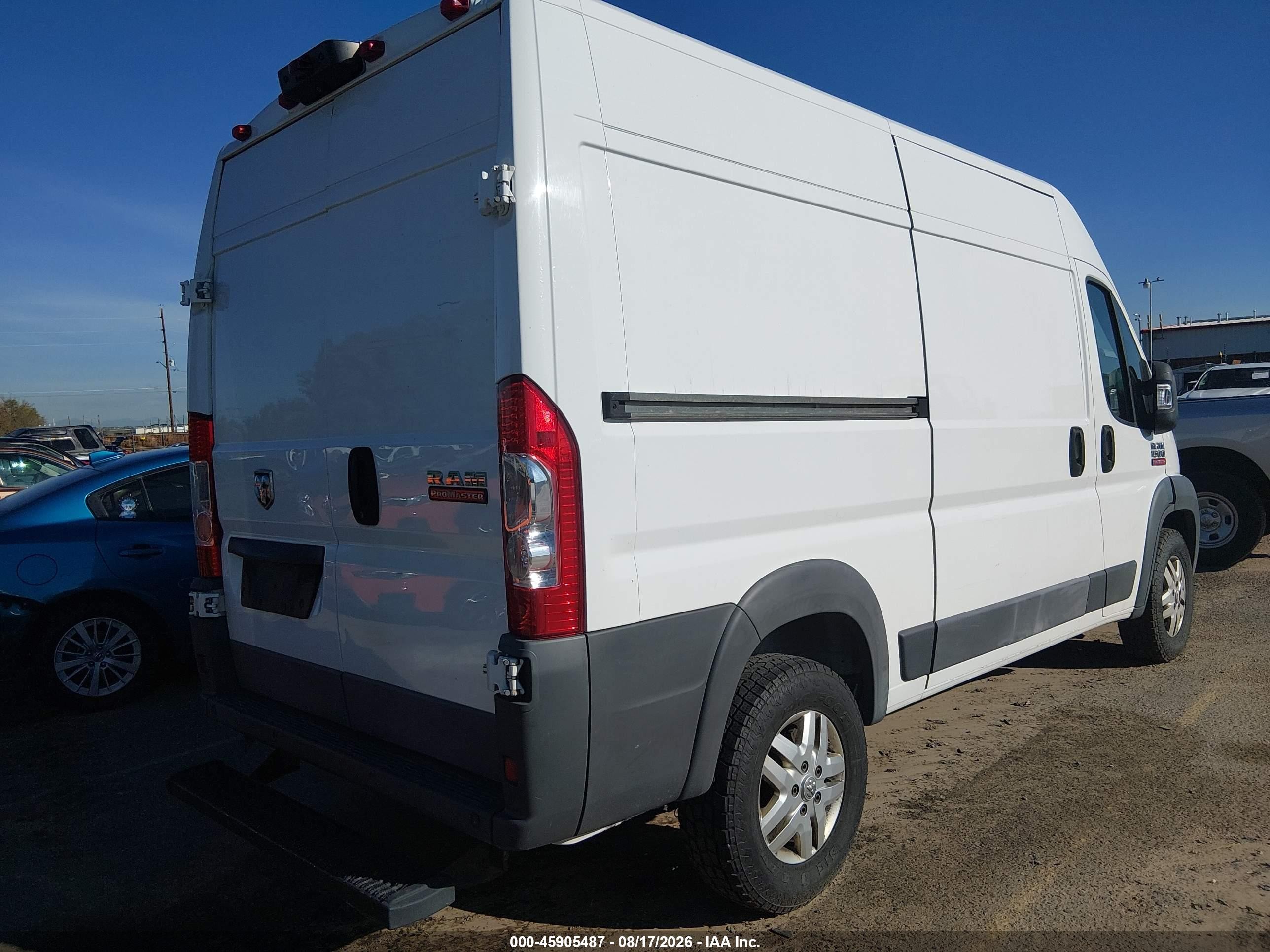 2014 Ram Promaster 1500   White vin: 3C6TRVBG7EE124198