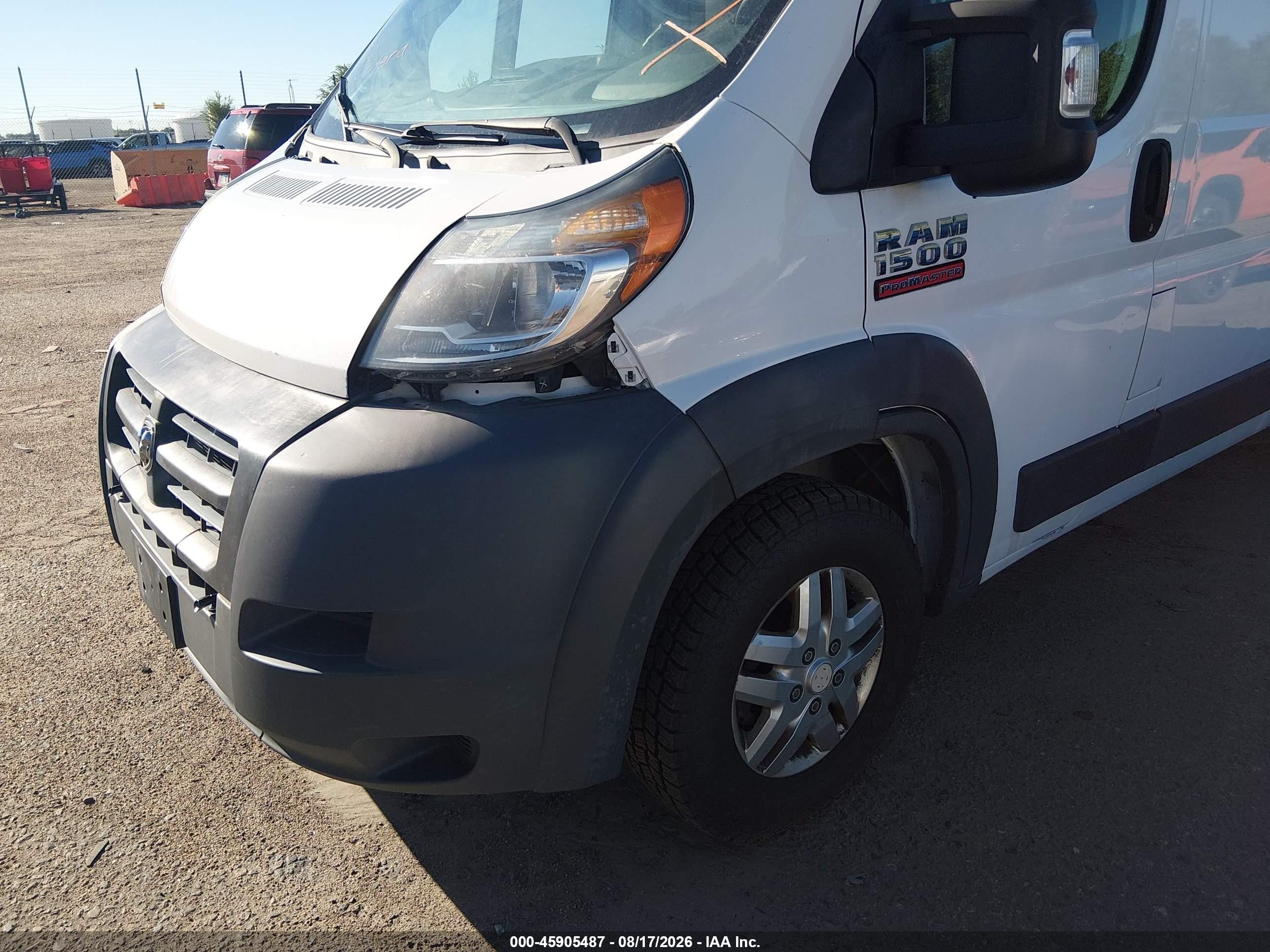 2014 Ram Promaster 1500   White vin: 3C6TRVBG7EE124198