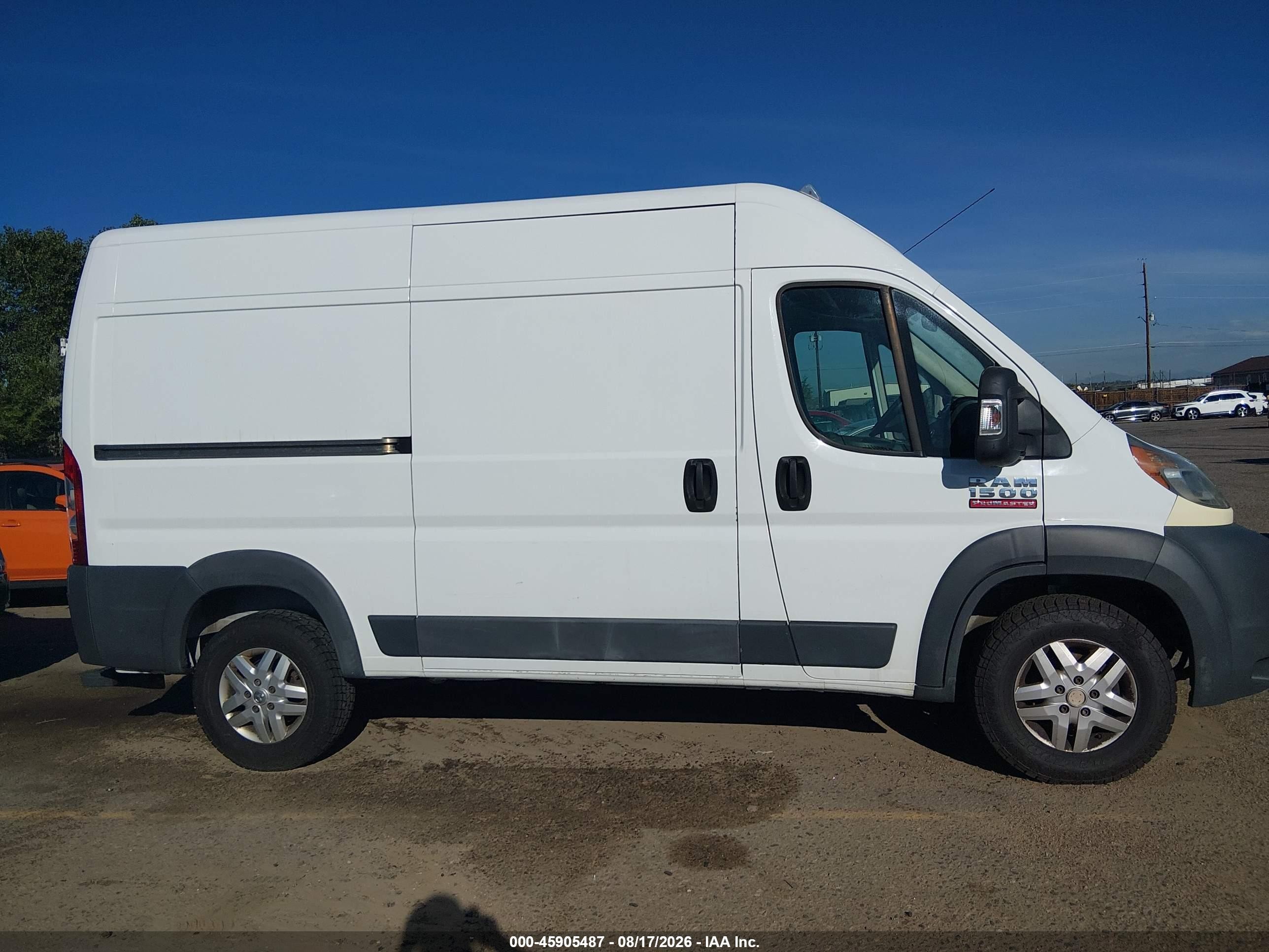 2014 Ram Promaster 1500   White vin: 3C6TRVBG7EE124198