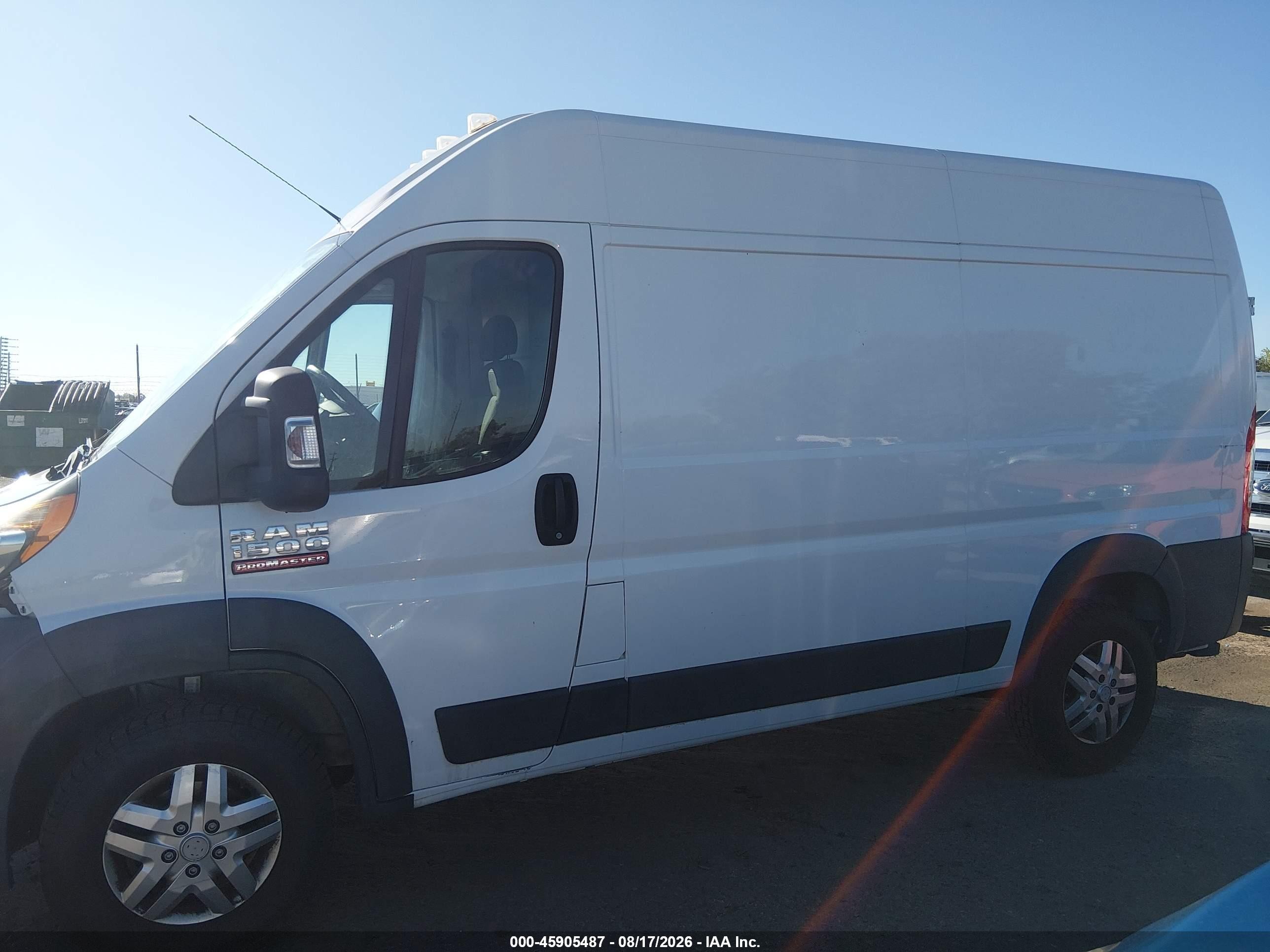 2014 Ram Promaster 1500   White vin: 3C6TRVBG7EE124198