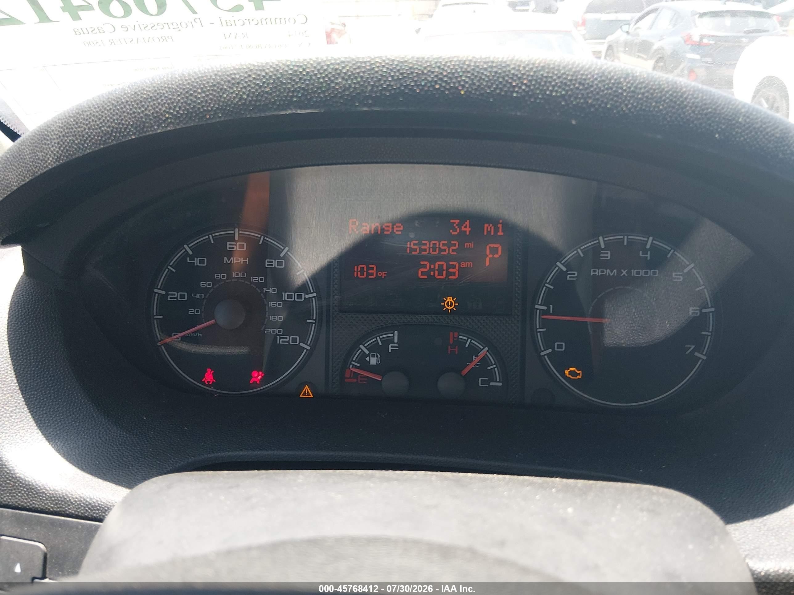 2014 Ram Promaster 1500   White vin: 3C6TRVBG8EE110617