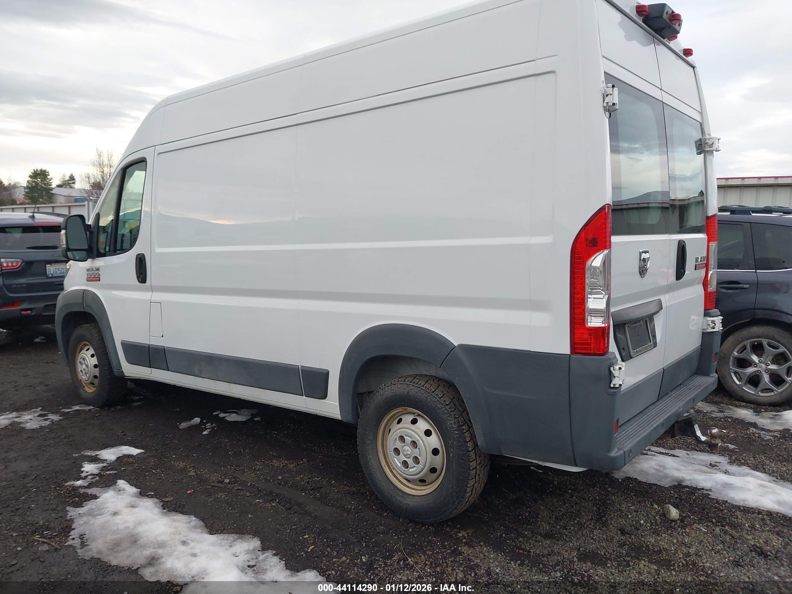 2015 Ram Promaster 1500   Белый vin: 3C6TRVBG8FE501400
