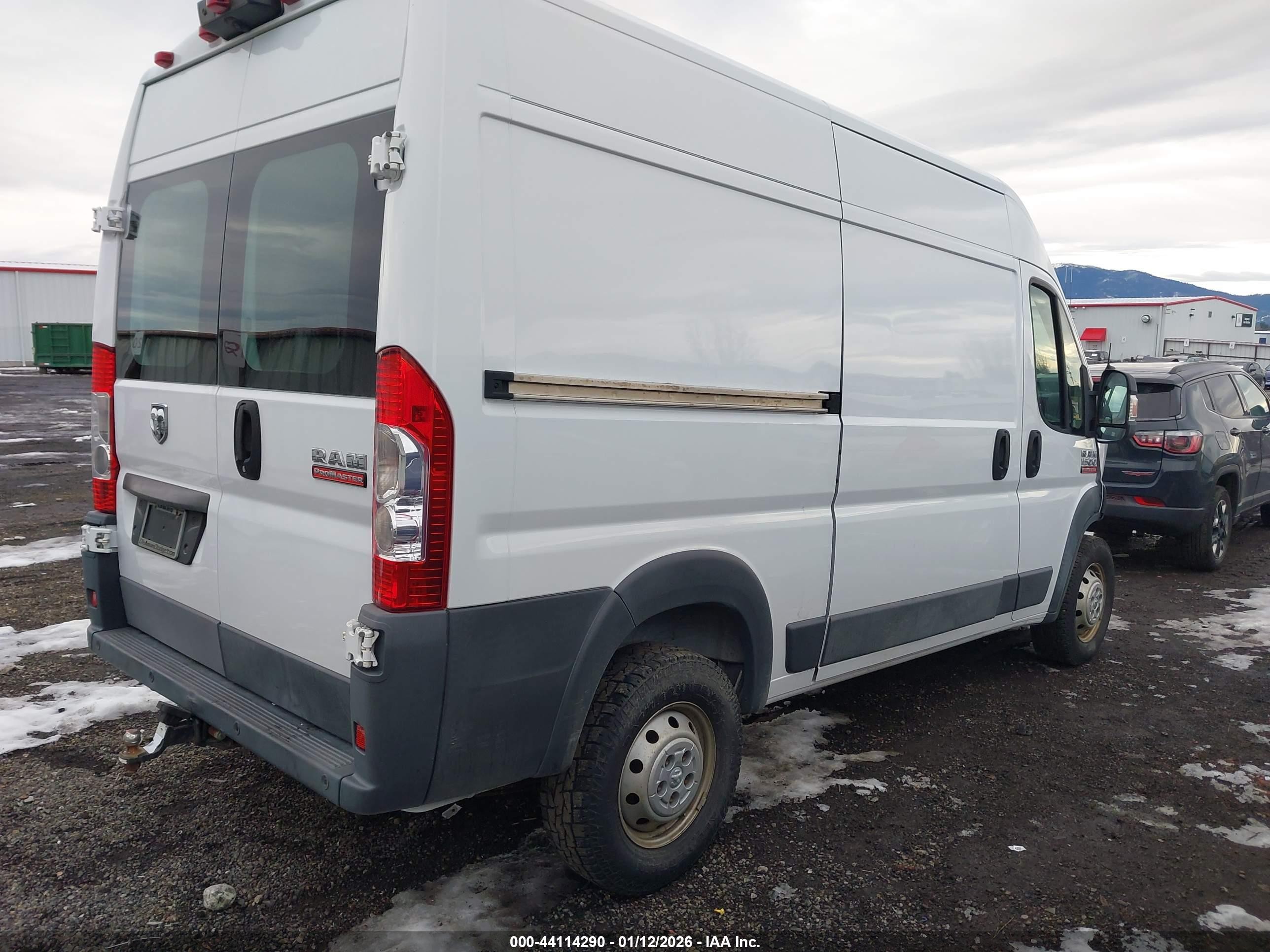 2015 Ram Promaster 1500   Белый vin: 3C6TRVBG8FE501400