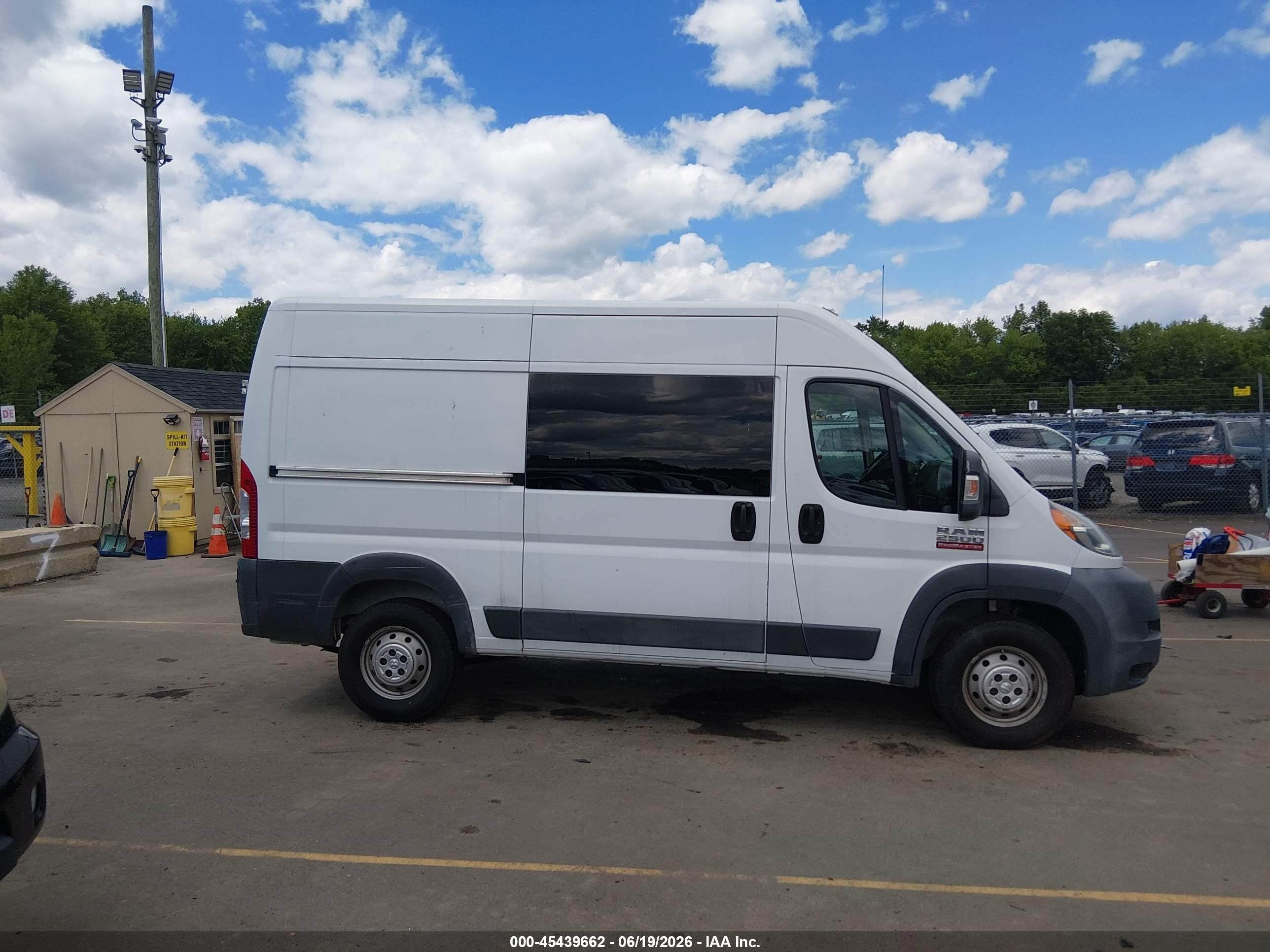 2015 Ram Promaster 2500 High Roof White vin: 3C6TRVCD5FE509734