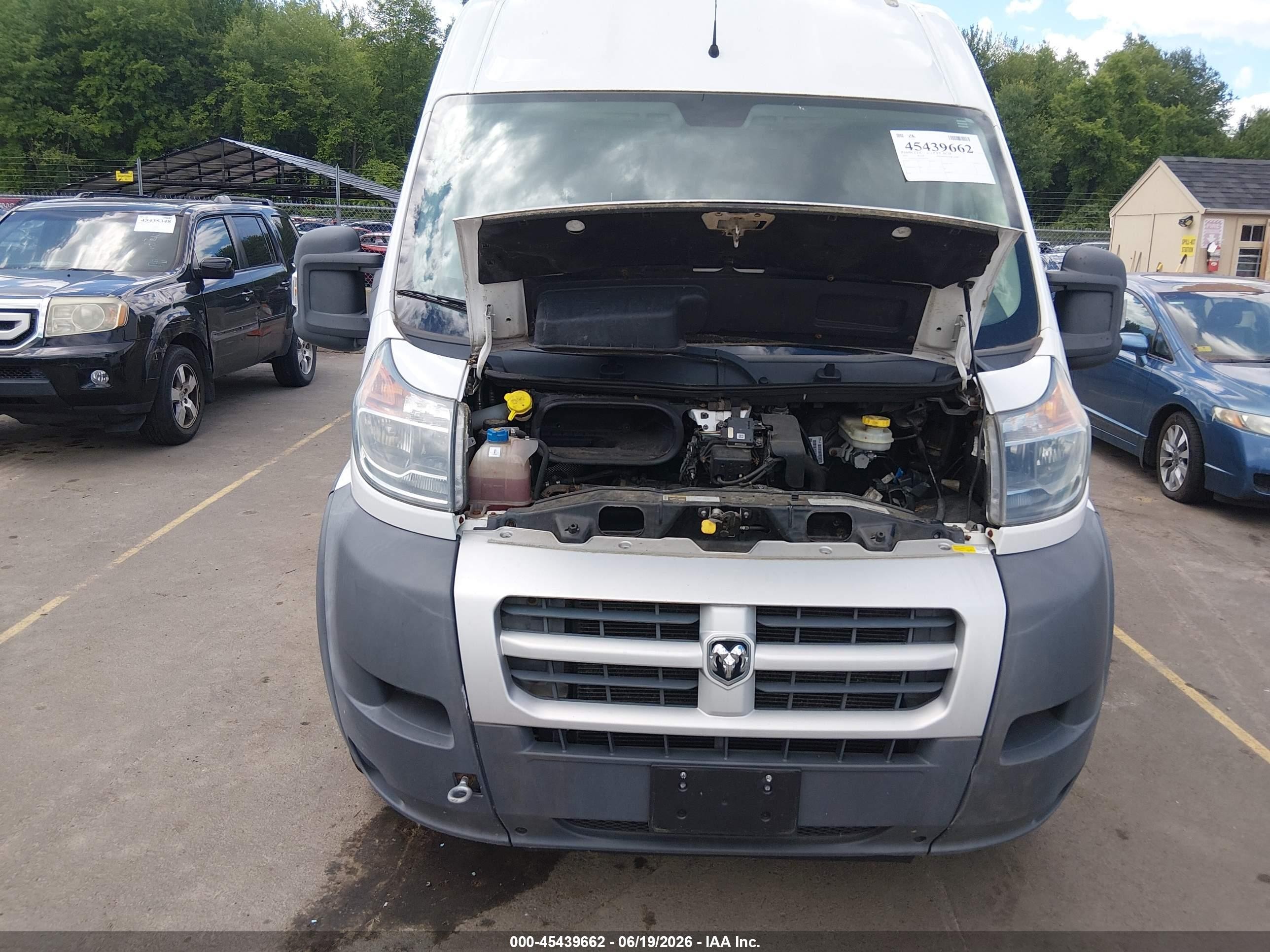 2015 Ram Promaster 2500 High Roof White vin: 3C6TRVCD5FE509734