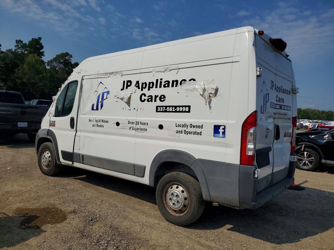 2017 Ram Promaster 2500 2500 High White vin: 3C6TRVCG0HE523537
