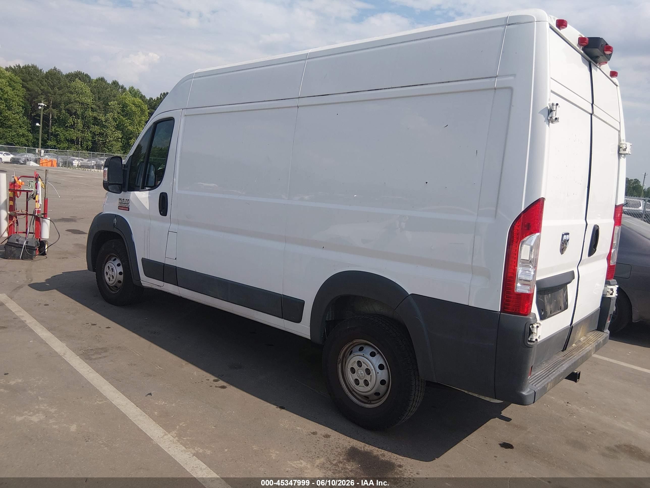 2014 Ram Promaster 2500 High Roof Белый vin: 3C6TRVCG4EE123198