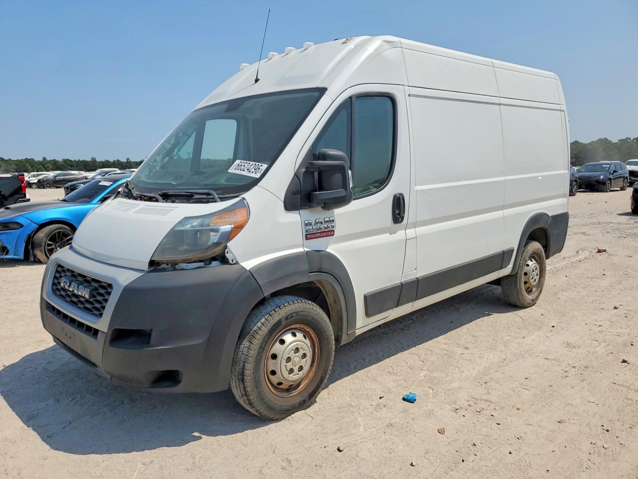 2019 Ram Promaster 2500 2500 High White vin: 3C6TRVCGXKE516179