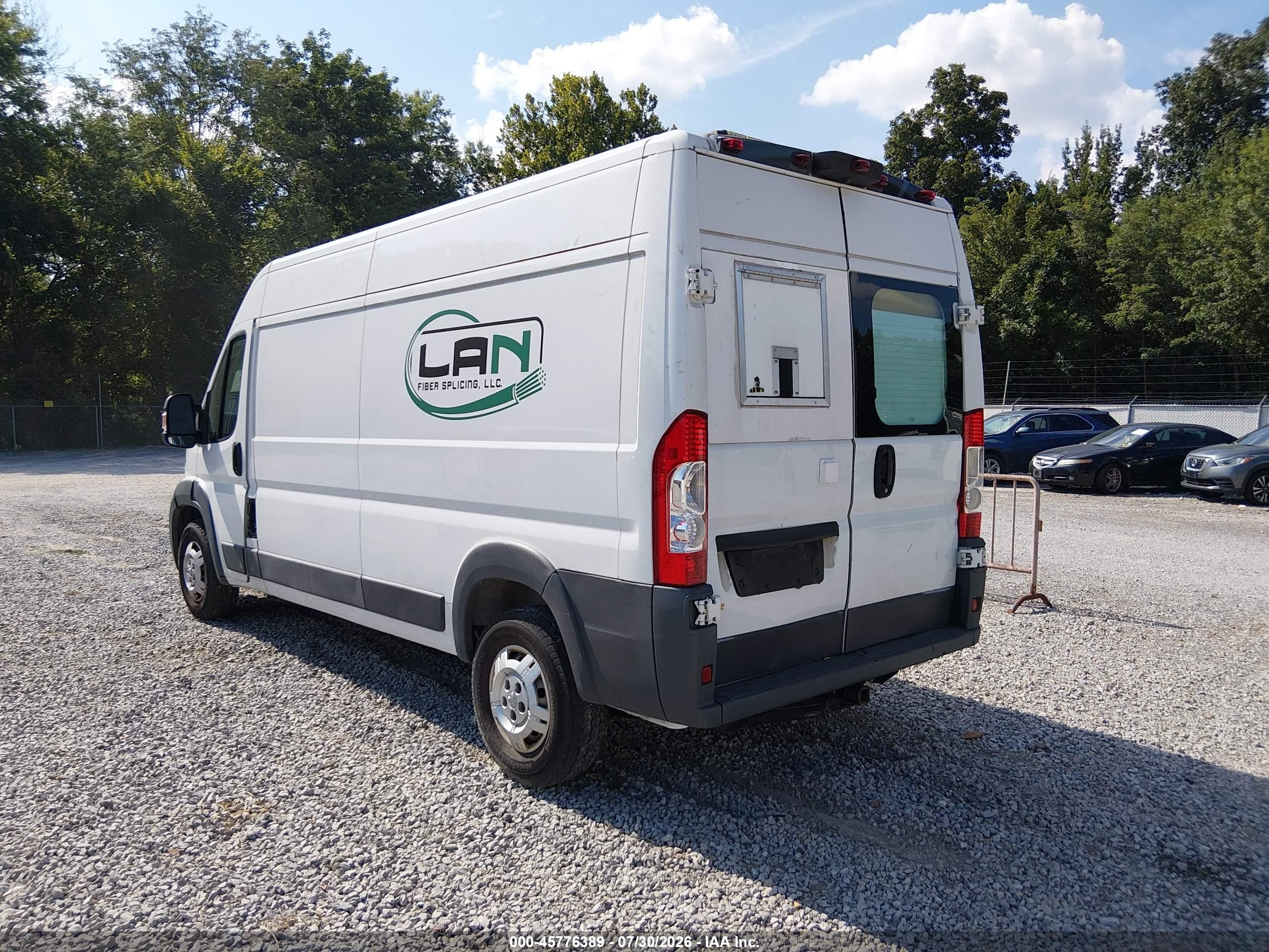 2014 Ram Promaster 2500 High Roof Черный vin: 3C6TRVDDXEE120343