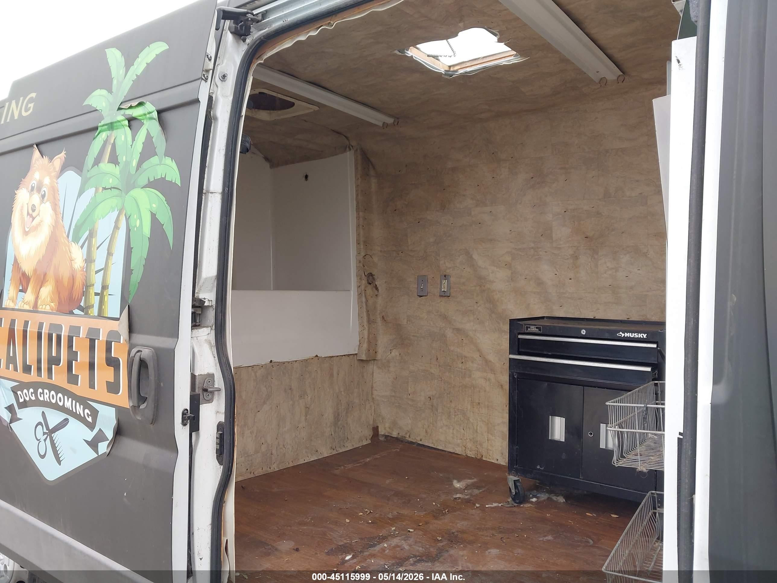 2015 Ram Promaster 2500 High Roof Black vin: 3C6TRVDDXFE500235