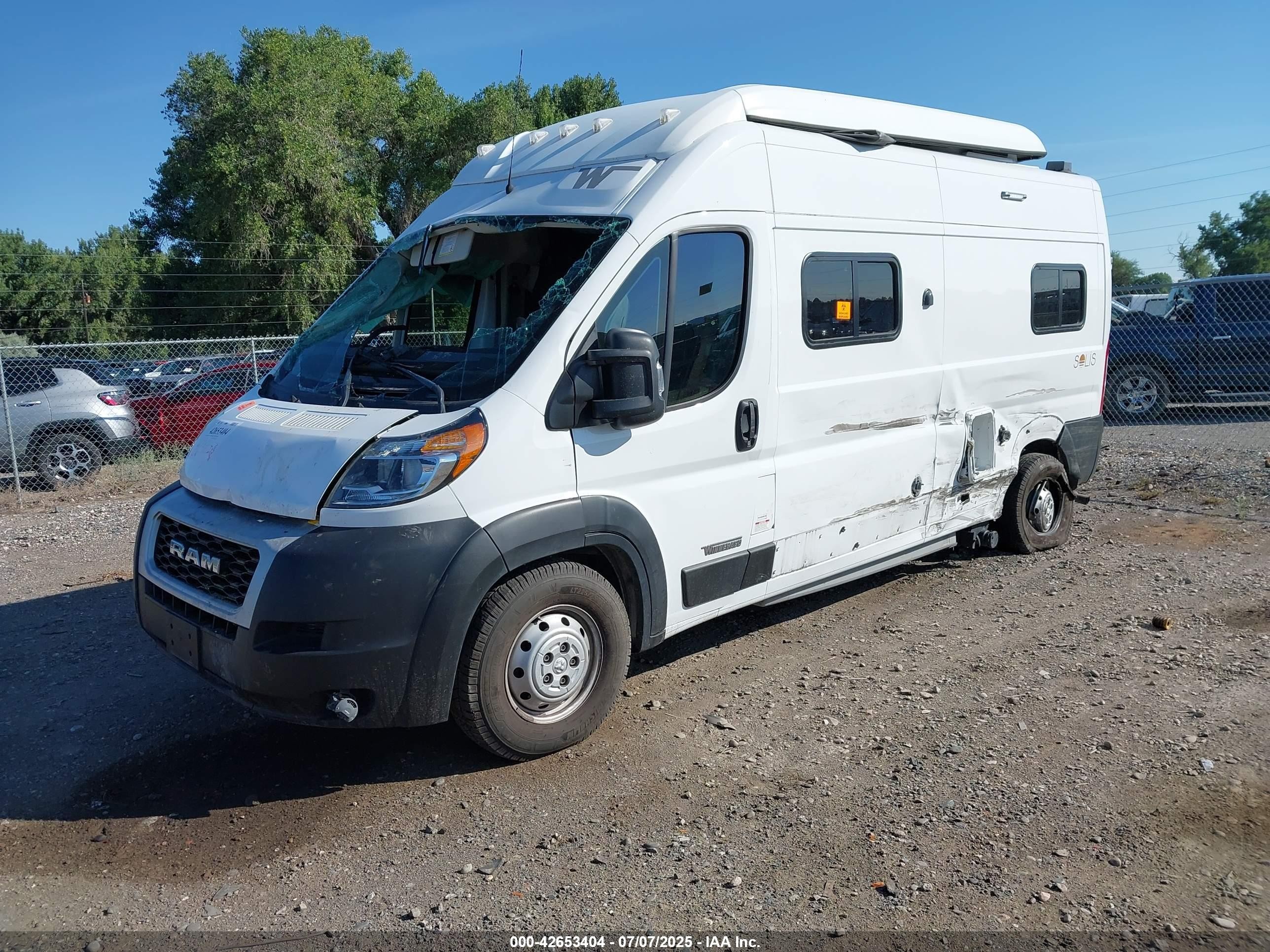2021 Winnebago Promaster 2500   White vin: 3C6TRVDG1LE124384