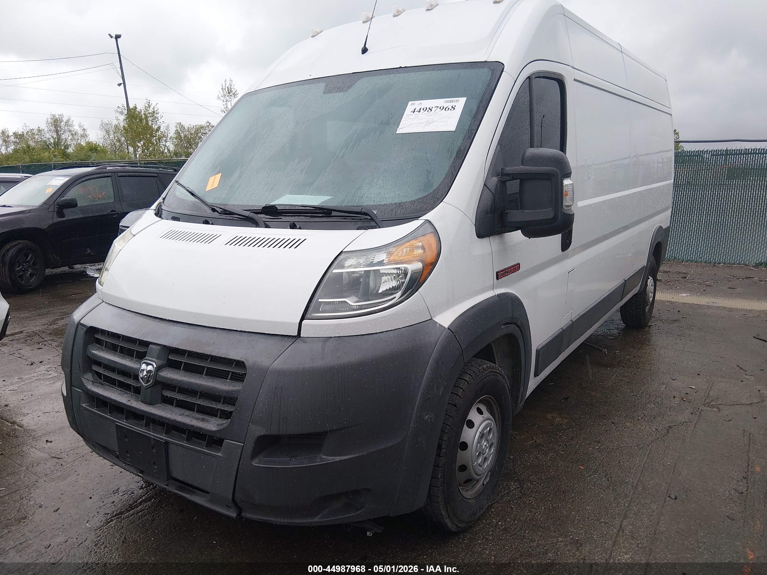 2014 Ram Promaster 2500 High Roof White vin: 3C6TRVDG4EE113771