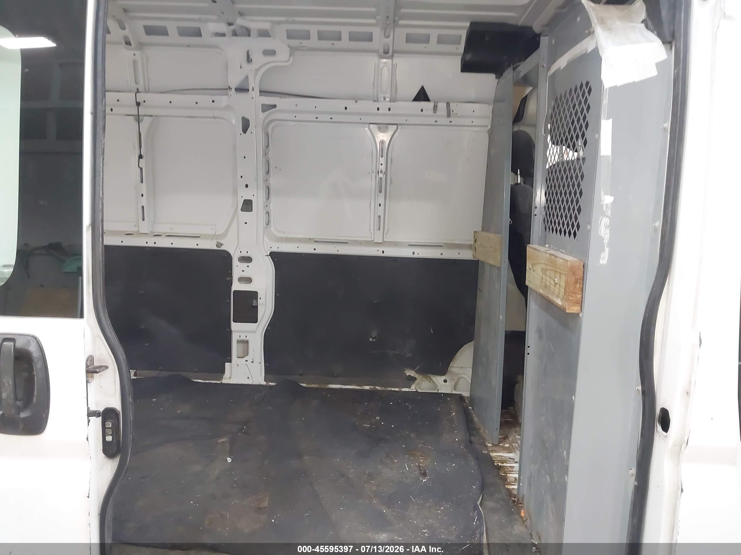 2014 Ram Promaster 2500 High Roof White vin: 3C6TRVDG4EE123927