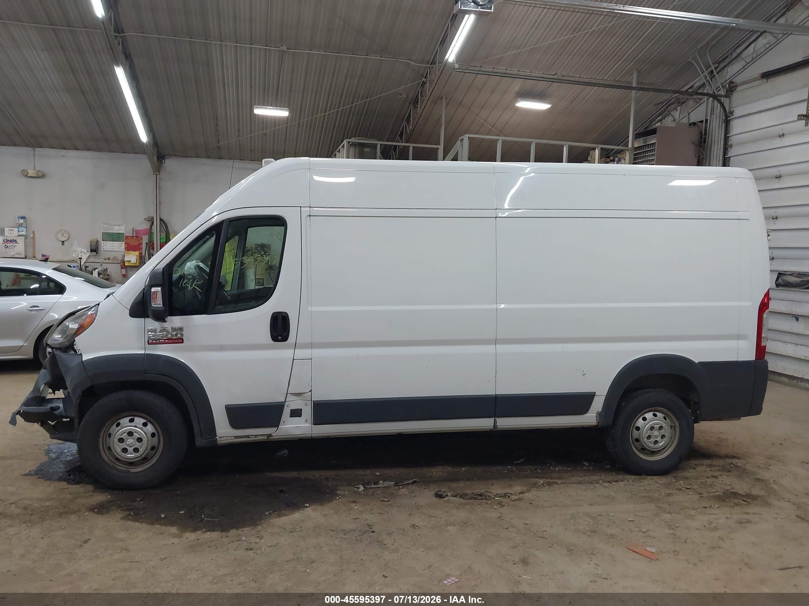2014 Ram Promaster 2500 High Roof White vin: 3C6TRVDG4EE123927