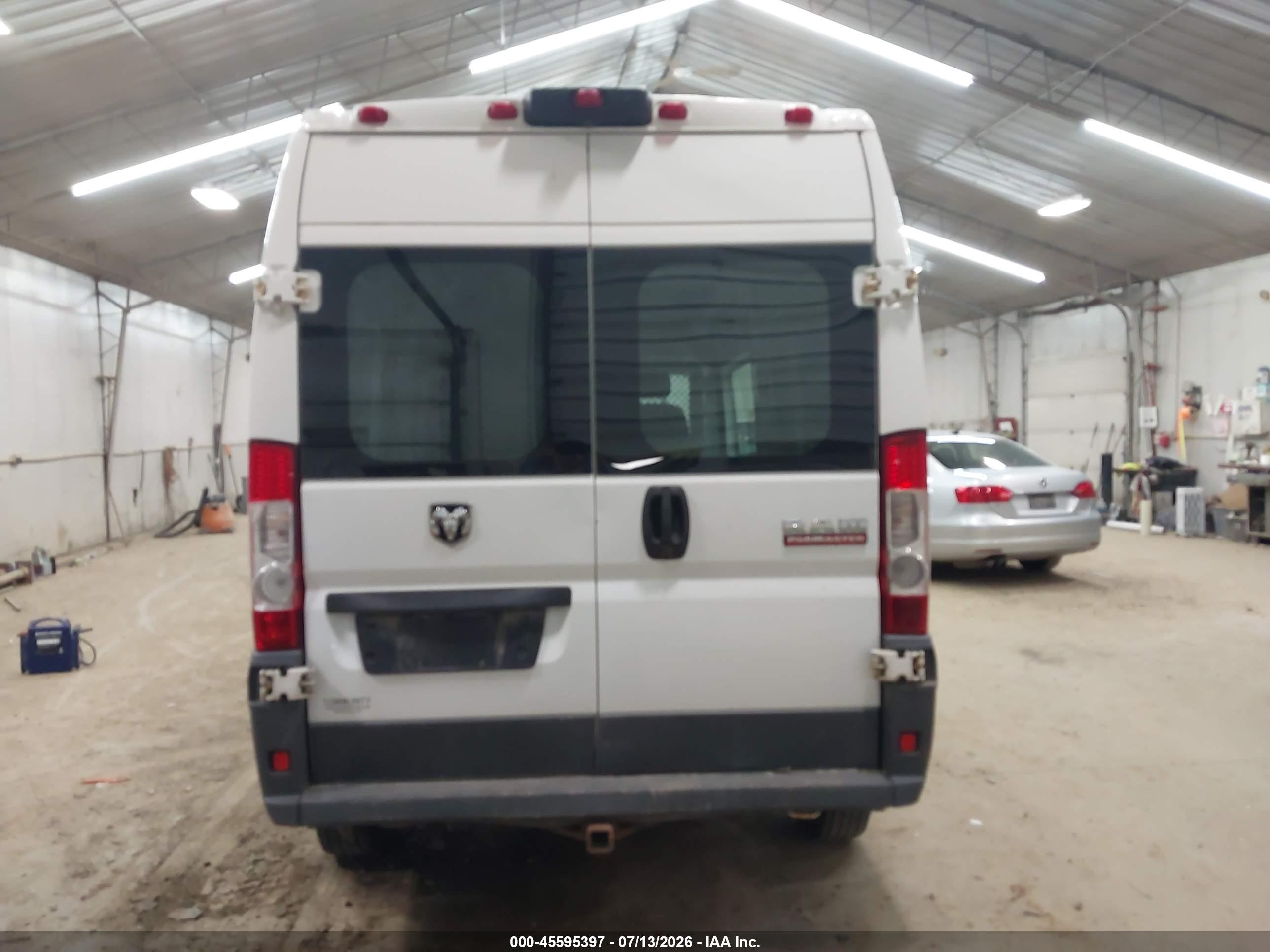 2014 Ram Promaster 2500 High Roof White vin: 3C6TRVDG4EE123927