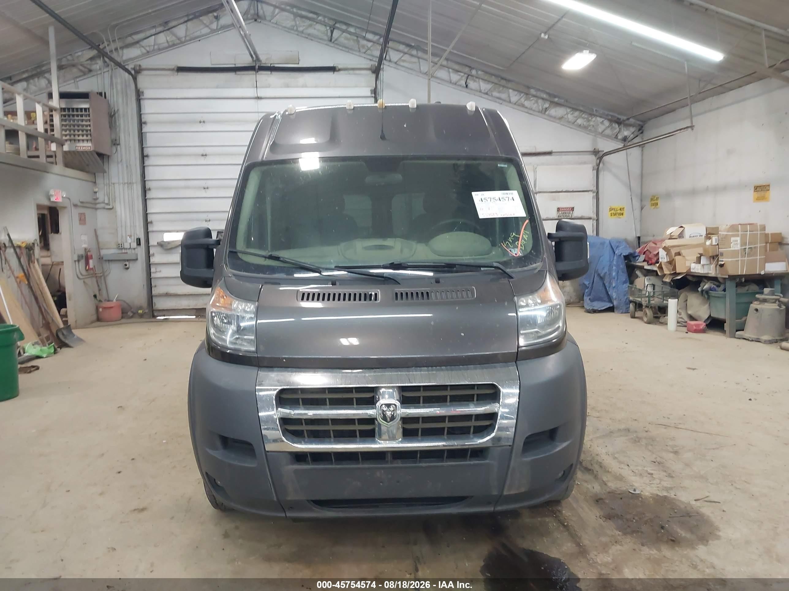 2017 Ram Promaster 2500 High Roof 159 Wb Серый vin: 3C6TRVDG5HE522737
