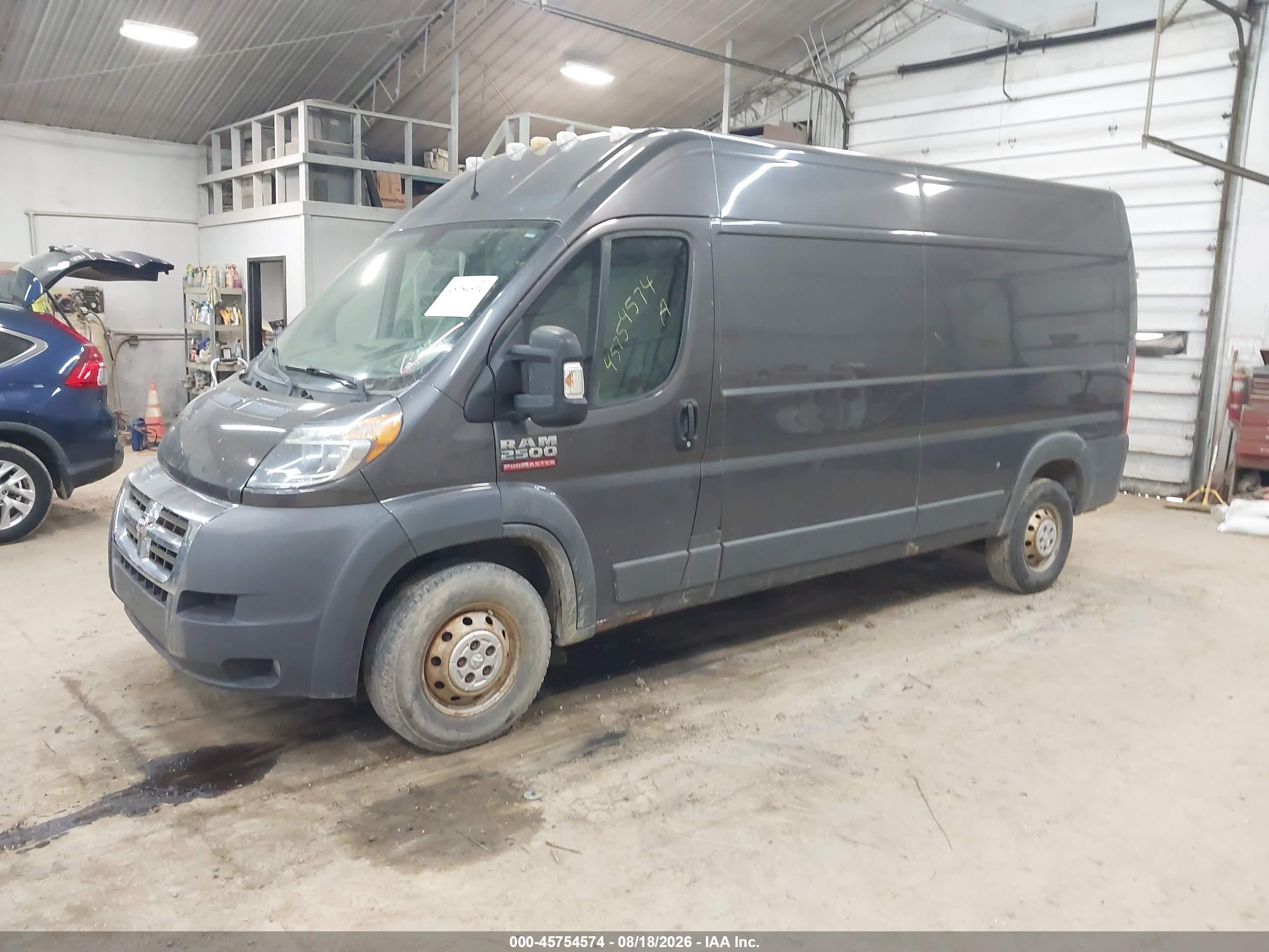 2017 Ram Promaster 2500 High Roof 159 Wb Серый vin: 3C6TRVDG5HE522737