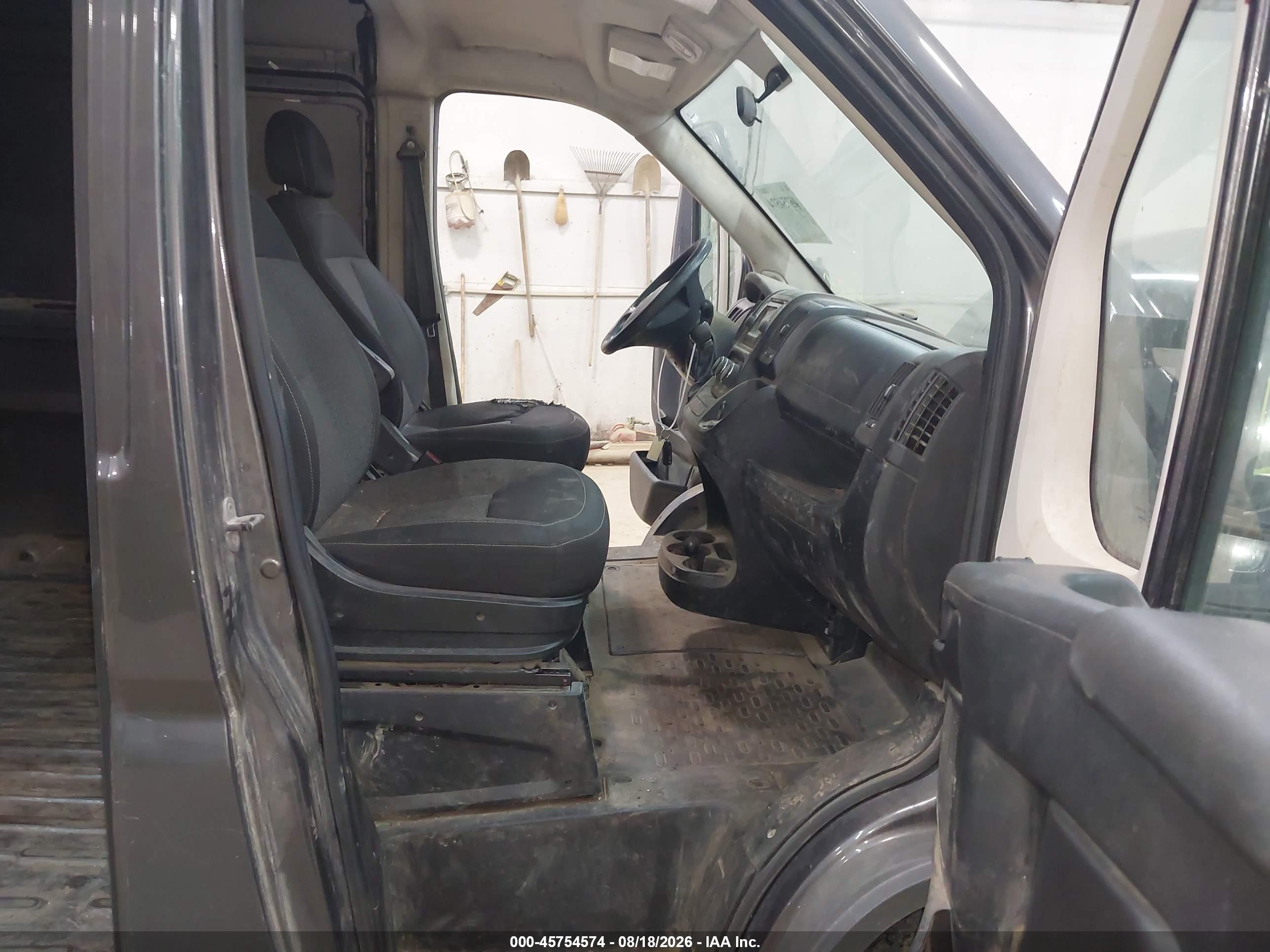 2017 Ram Promaster 2500 High Roof 159 Wb Серый vin: 3C6TRVDG5HE522737
