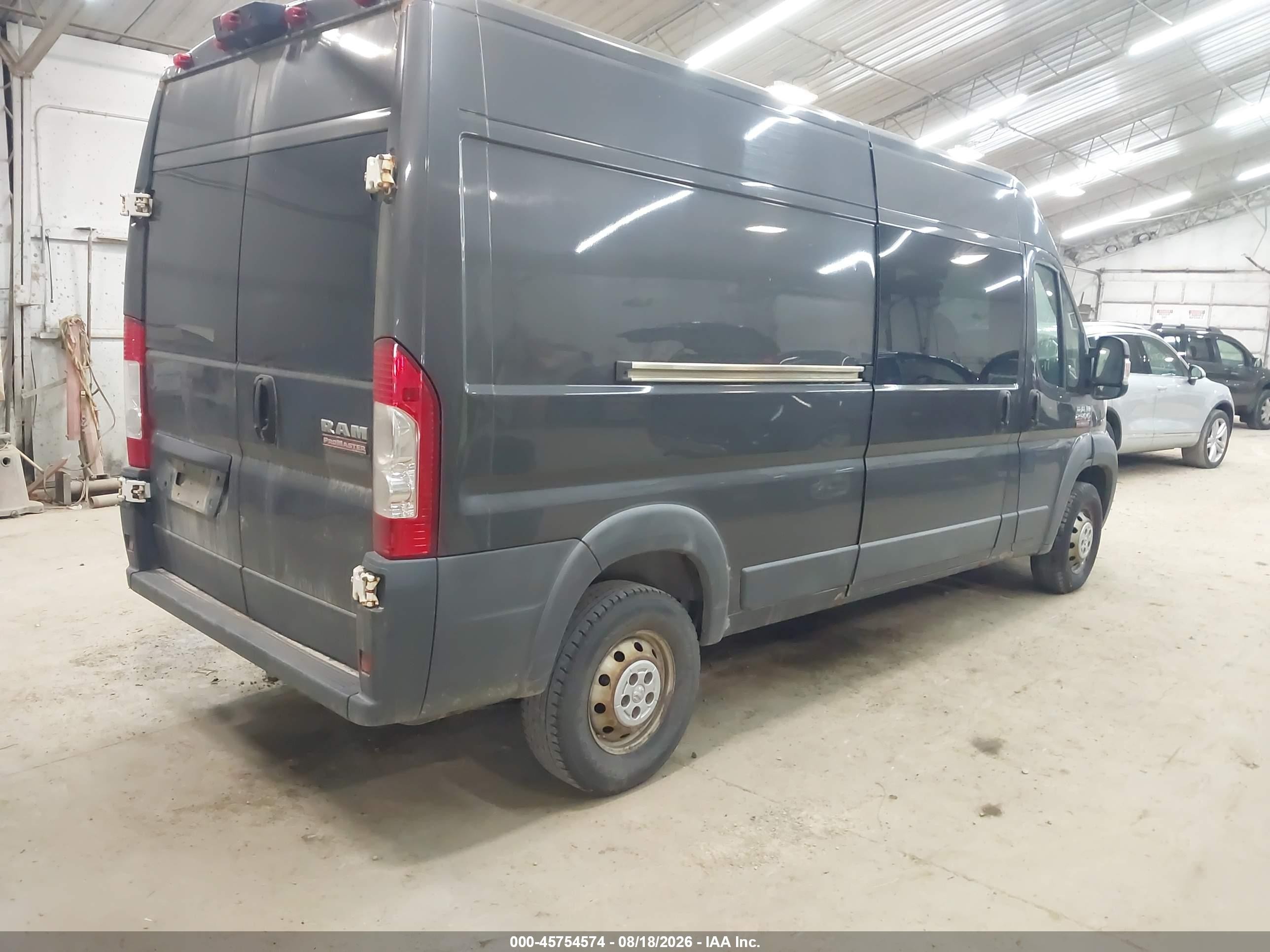 2017 Ram Promaster 2500 High Roof 159 Wb Серый vin: 3C6TRVDG5HE522737