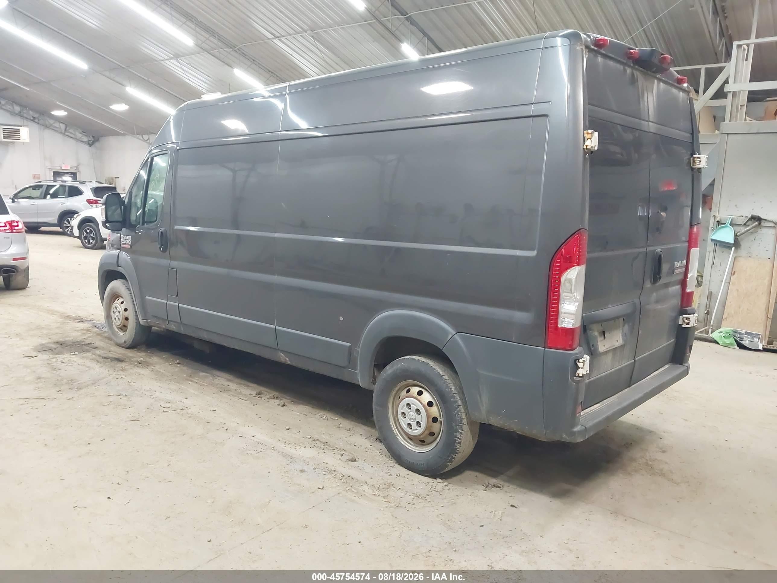 2017 Ram Promaster 2500 High Roof 159 Wb Серый vin: 3C6TRVDG5HE522737