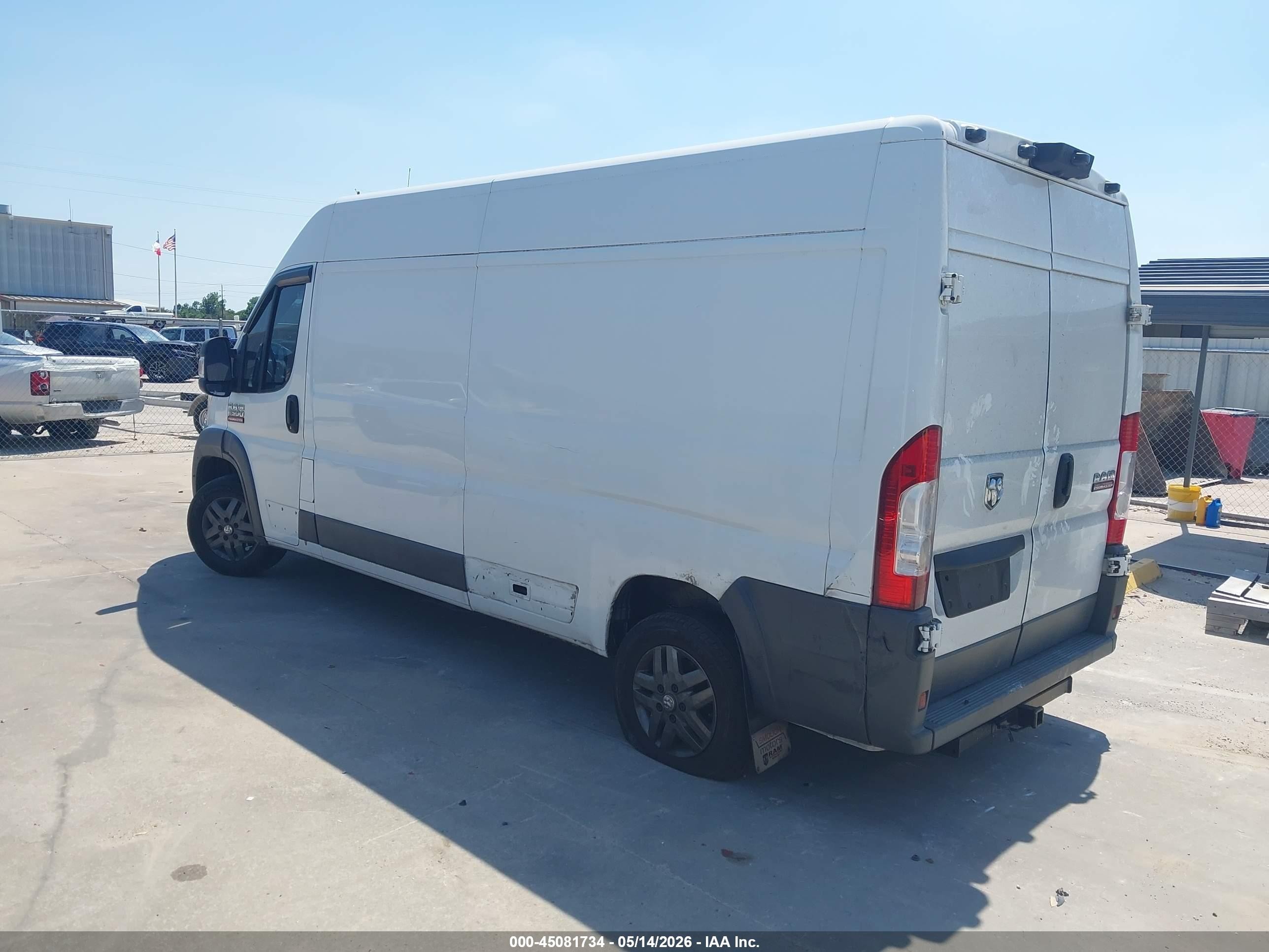 2014 Ram Promaster 2500 High Roof White vin: 3C6TRVDG8EE107052
