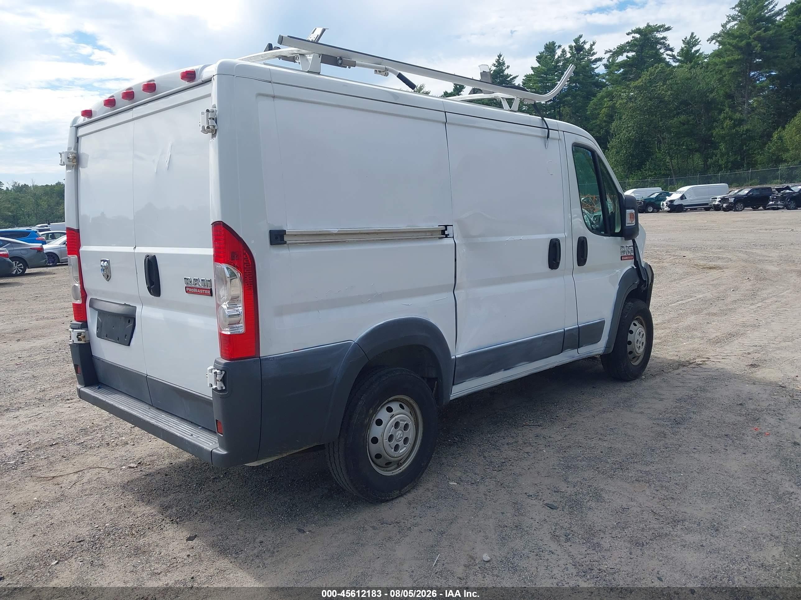 2014 Ram Promaster 1500 Low Roof White vin: 3C6TRVNG5EE114538