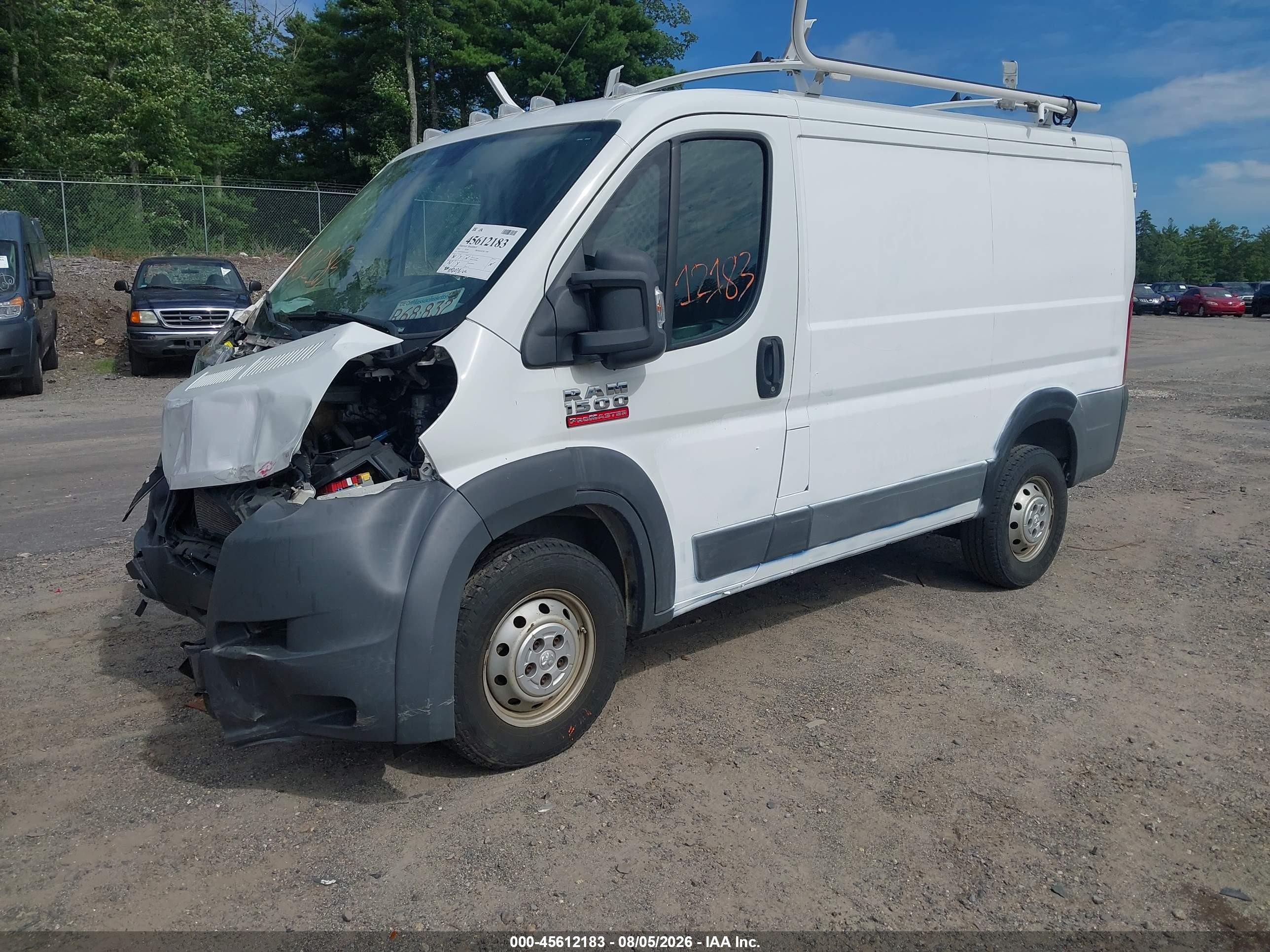 2014 Ram Promaster 1500 Low Roof White vin: 3C6TRVNG5EE114538