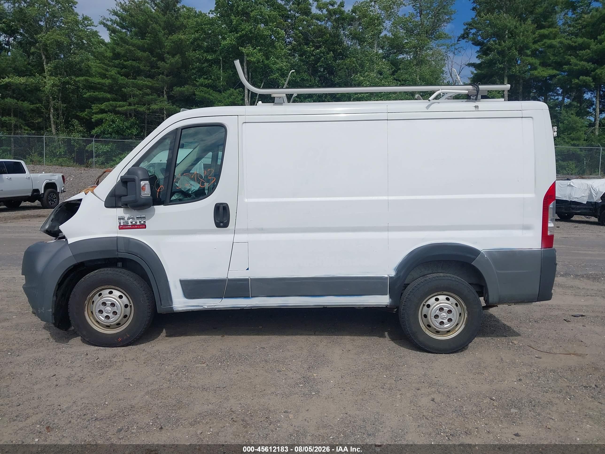 2014 Ram Promaster 1500 Low Roof White vin: 3C6TRVNG5EE114538