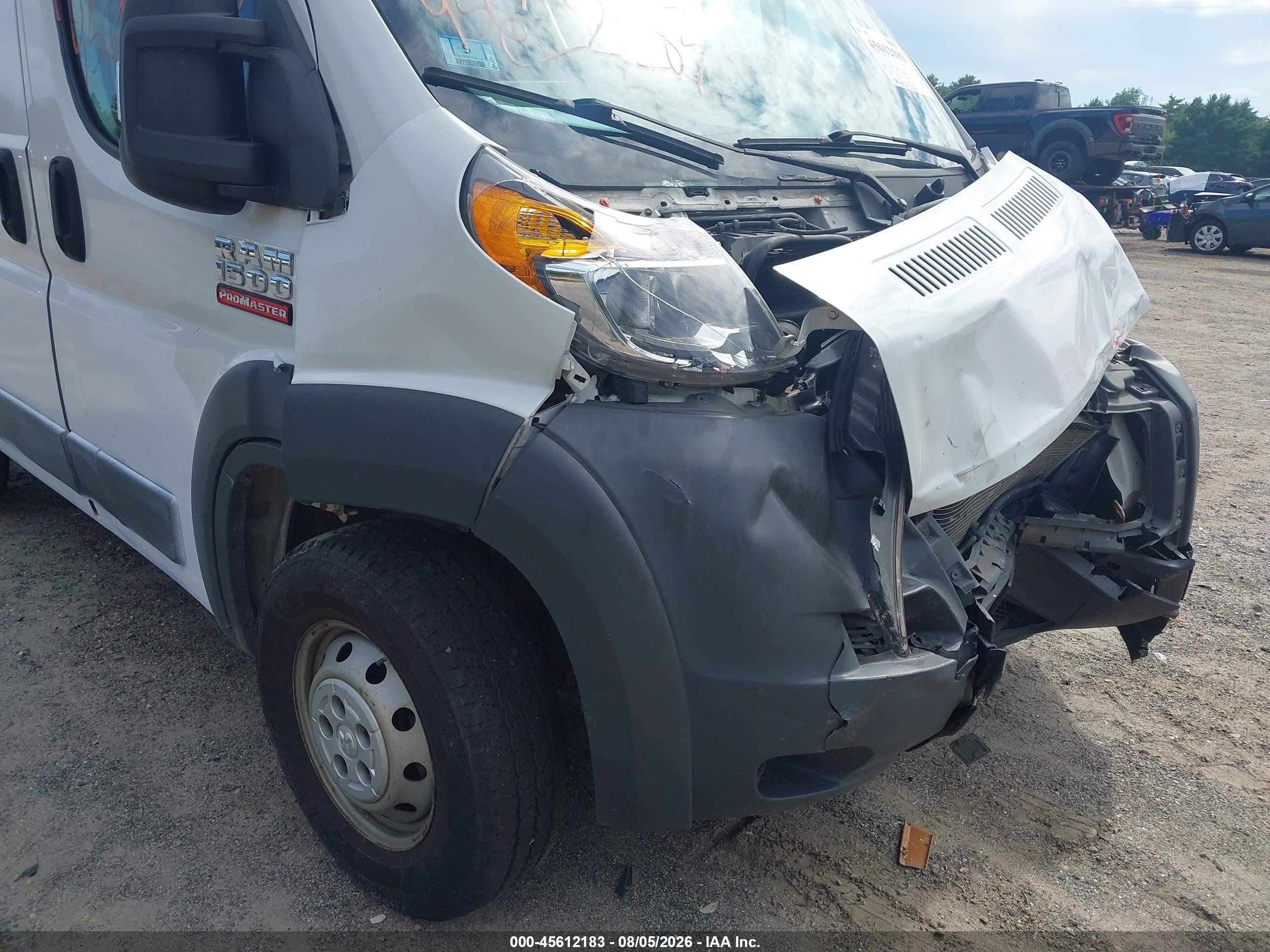 2014 Ram Promaster 1500 Low Roof White vin: 3C6TRVNG5EE114538