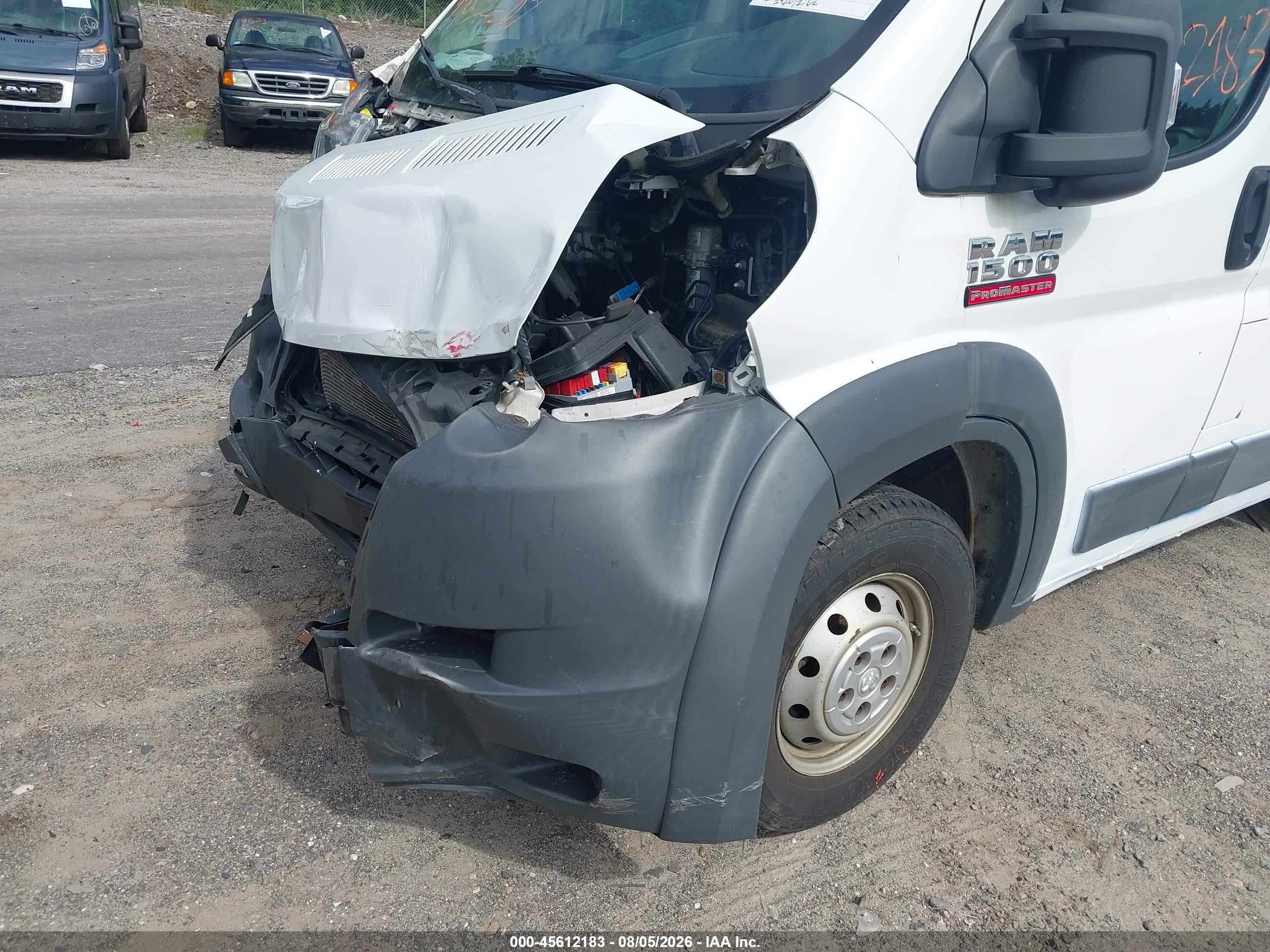 2014 Ram Promaster 1500 Low Roof White vin: 3C6TRVNG5EE114538
