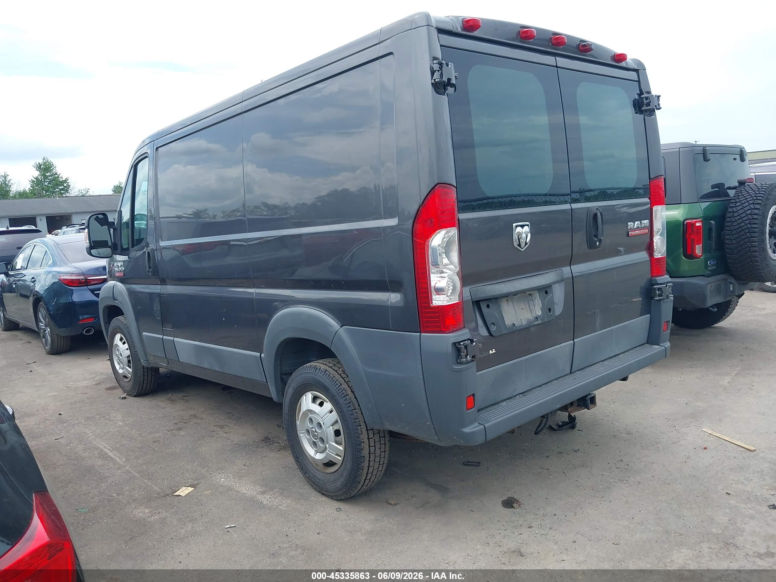 2014 Ram Promaster 1500 Low Roof Серый vin: 3C6TRVNG7EE116565