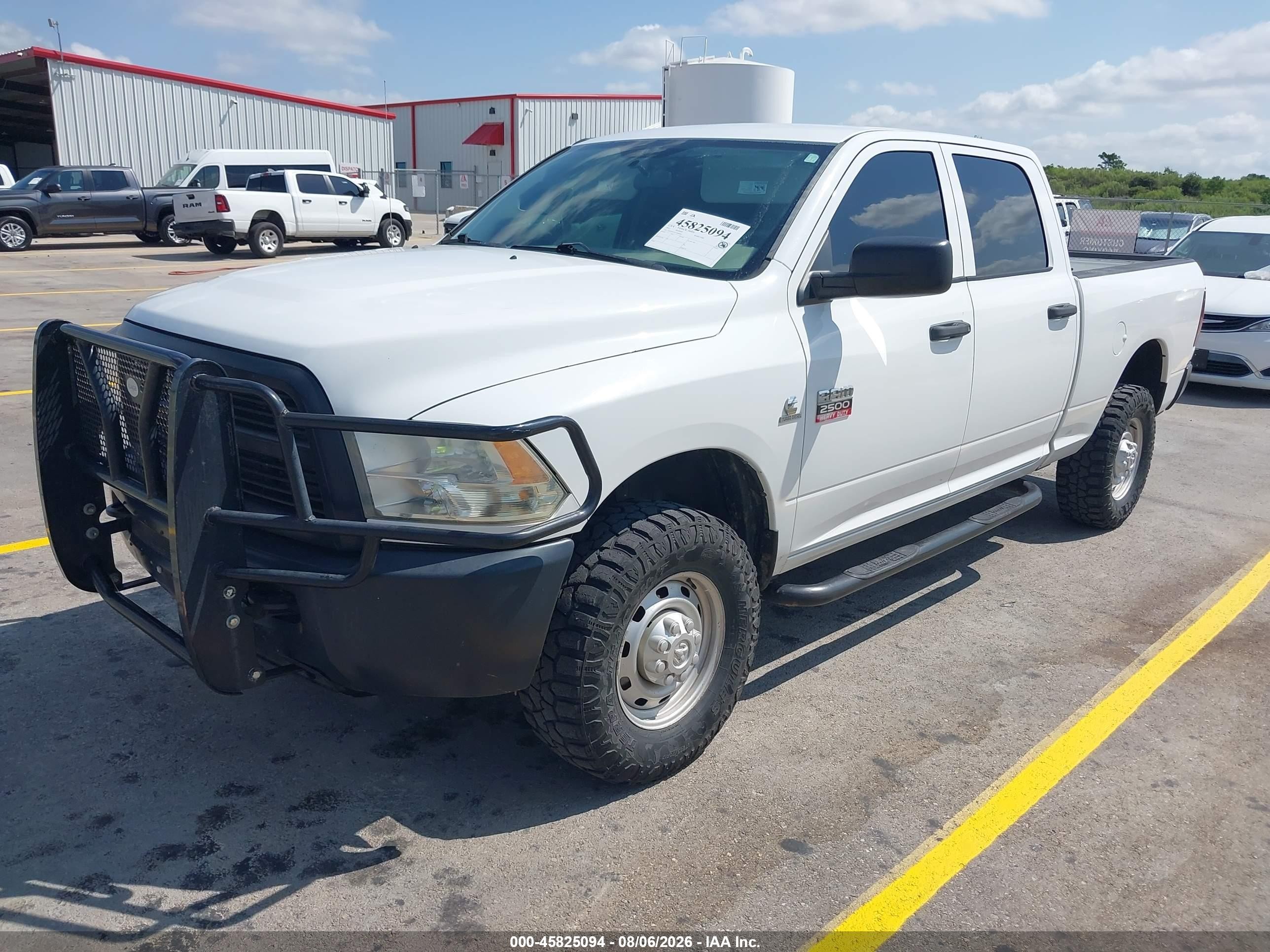 2012 Ram 2500 St White vin: 3C6UD5CL6CG269054