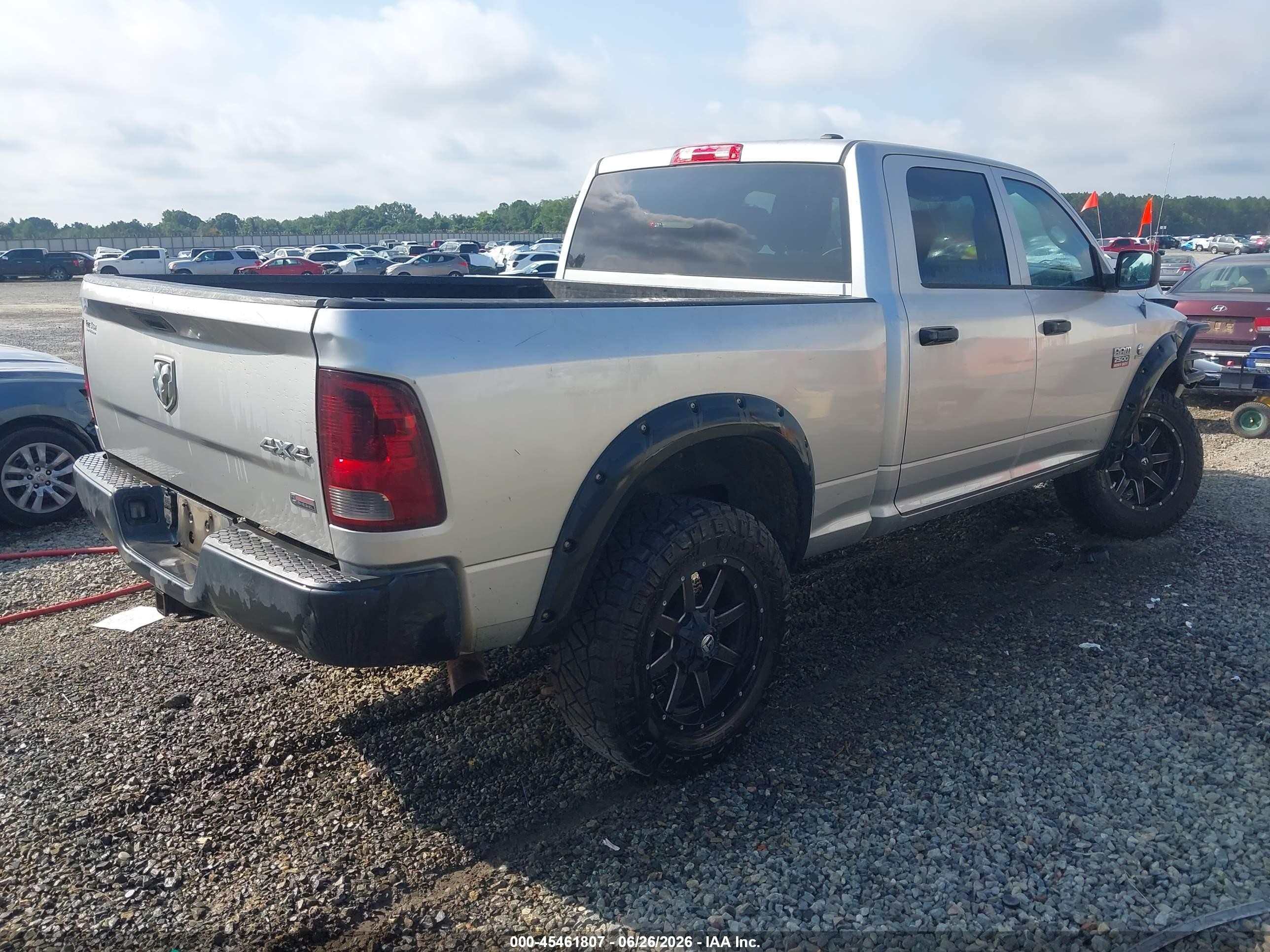2012 Ram 2500 St Silver vin: 3C6UD5CL6CG291426