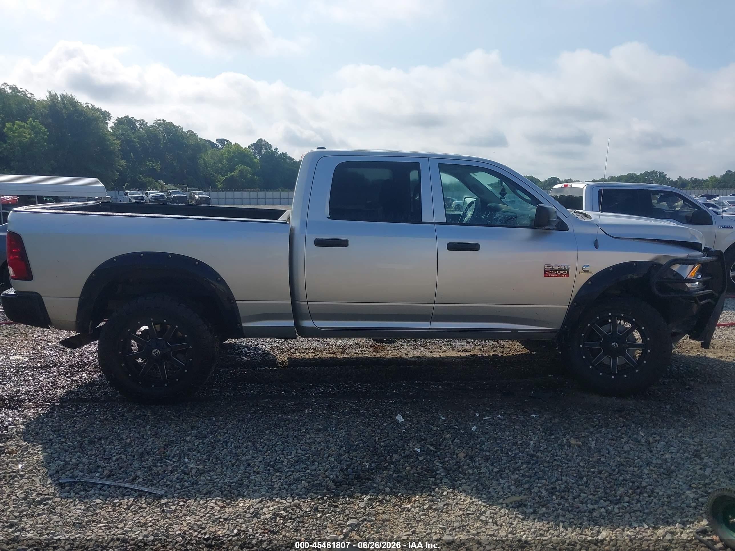 2012 Ram 2500 St Silver vin: 3C6UD5CL6CG291426